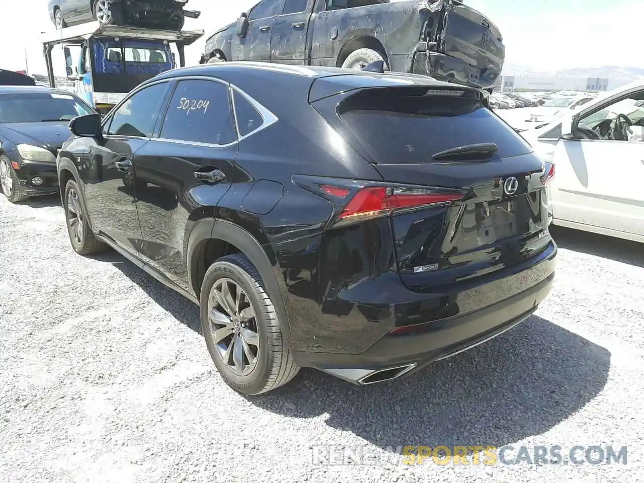 3 Фотография поврежденного автомобиля JTJYARBZ5K2147659 LEXUS NX 2019