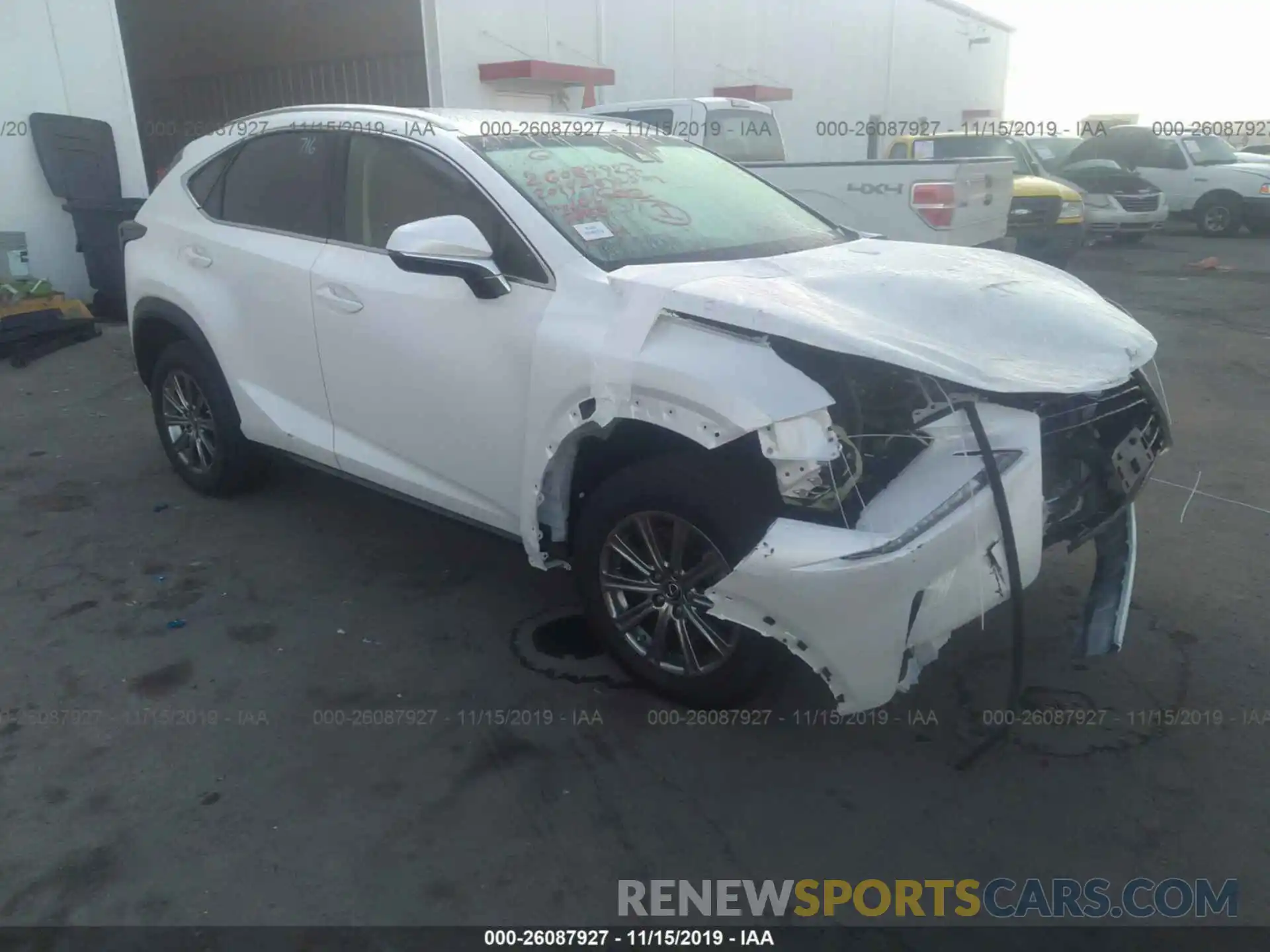 1 Photograph of a damaged car JTJYARBZ5K2149427 LEXUS NX 2019