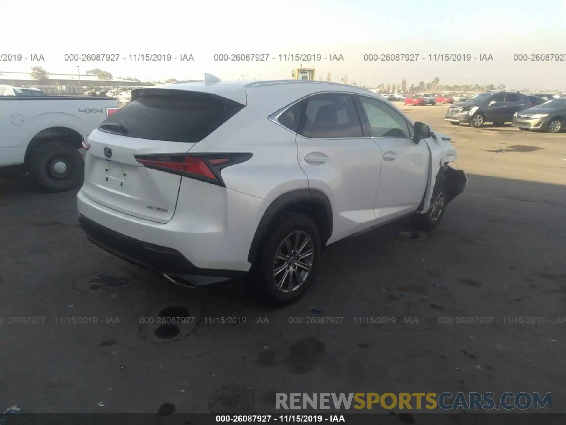 4 Фотография поврежденного автомобиля JTJYARBZ5K2149427 LEXUS NX 2019