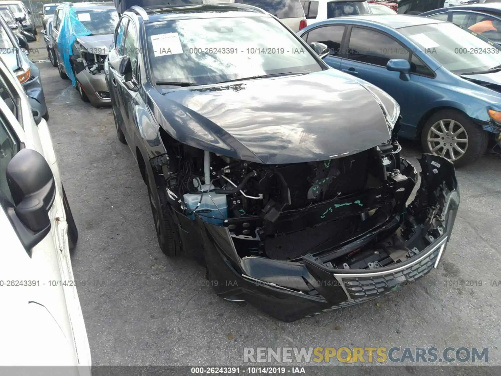 1 Photograph of a damaged car JTJYARBZ5K2149783 LEXUS NX 2019