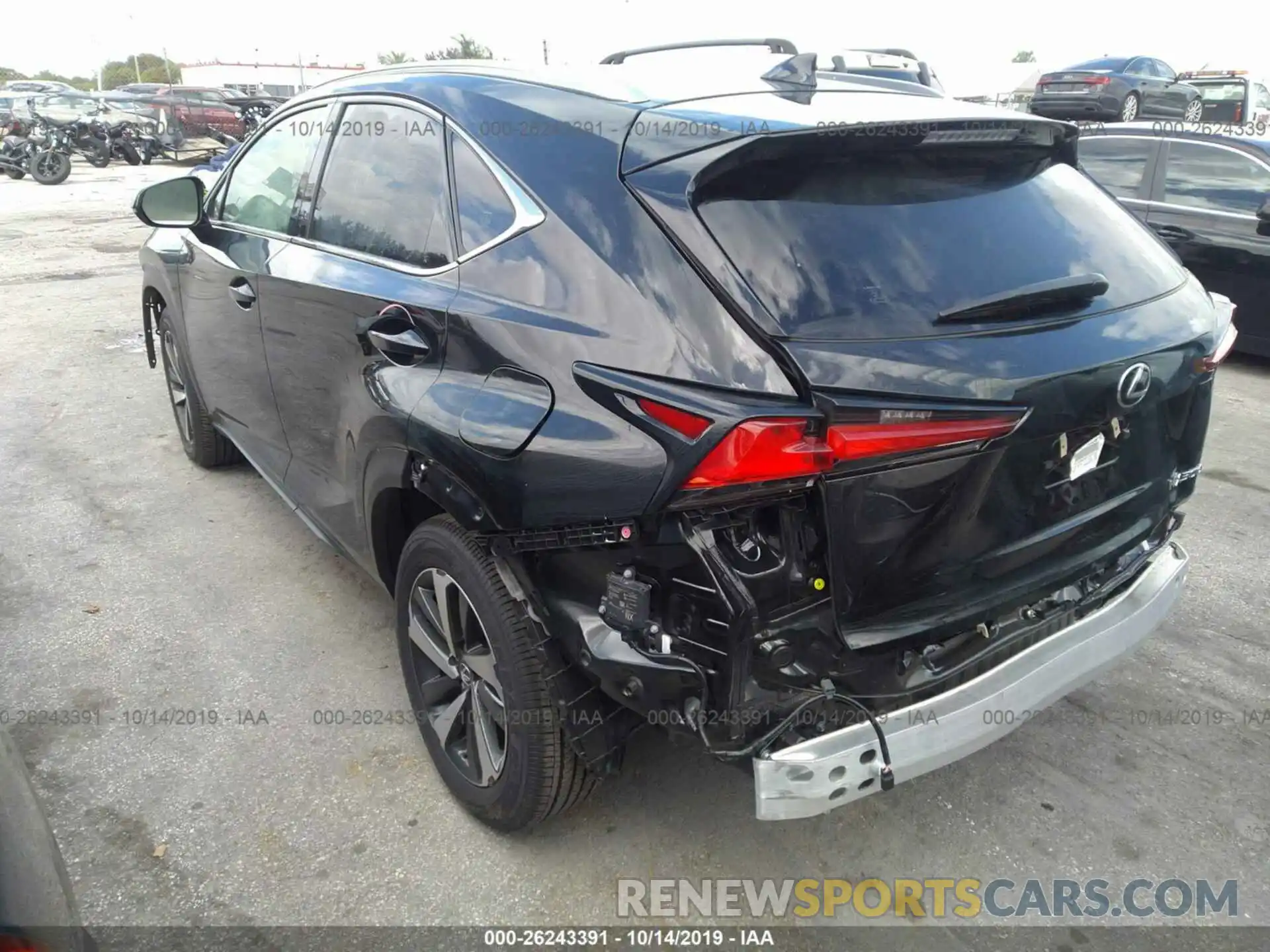 3 Фотография поврежденного автомобиля JTJYARBZ5K2149783 LEXUS NX 2019