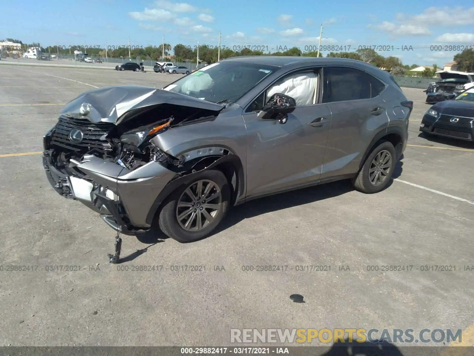 2 Photograph of a damaged car JTJYARBZ5K2153834 LEXUS NX 2019