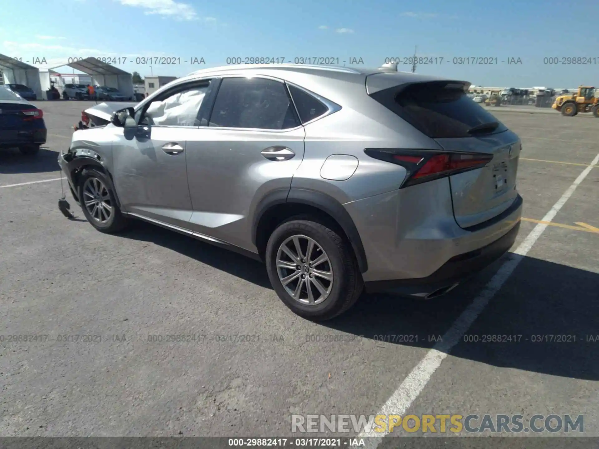 3 Фотография поврежденного автомобиля JTJYARBZ5K2153834 LEXUS NX 2019