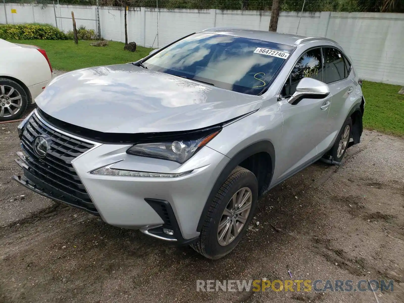 2 Фотография поврежденного автомобиля JTJYARBZ5K2154580 LEXUS NX 2019