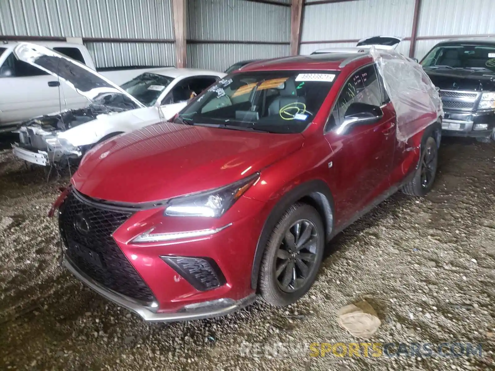 2 Фотография поврежденного автомобиля JTJYARBZ6K2118445 LEXUS NX 2019