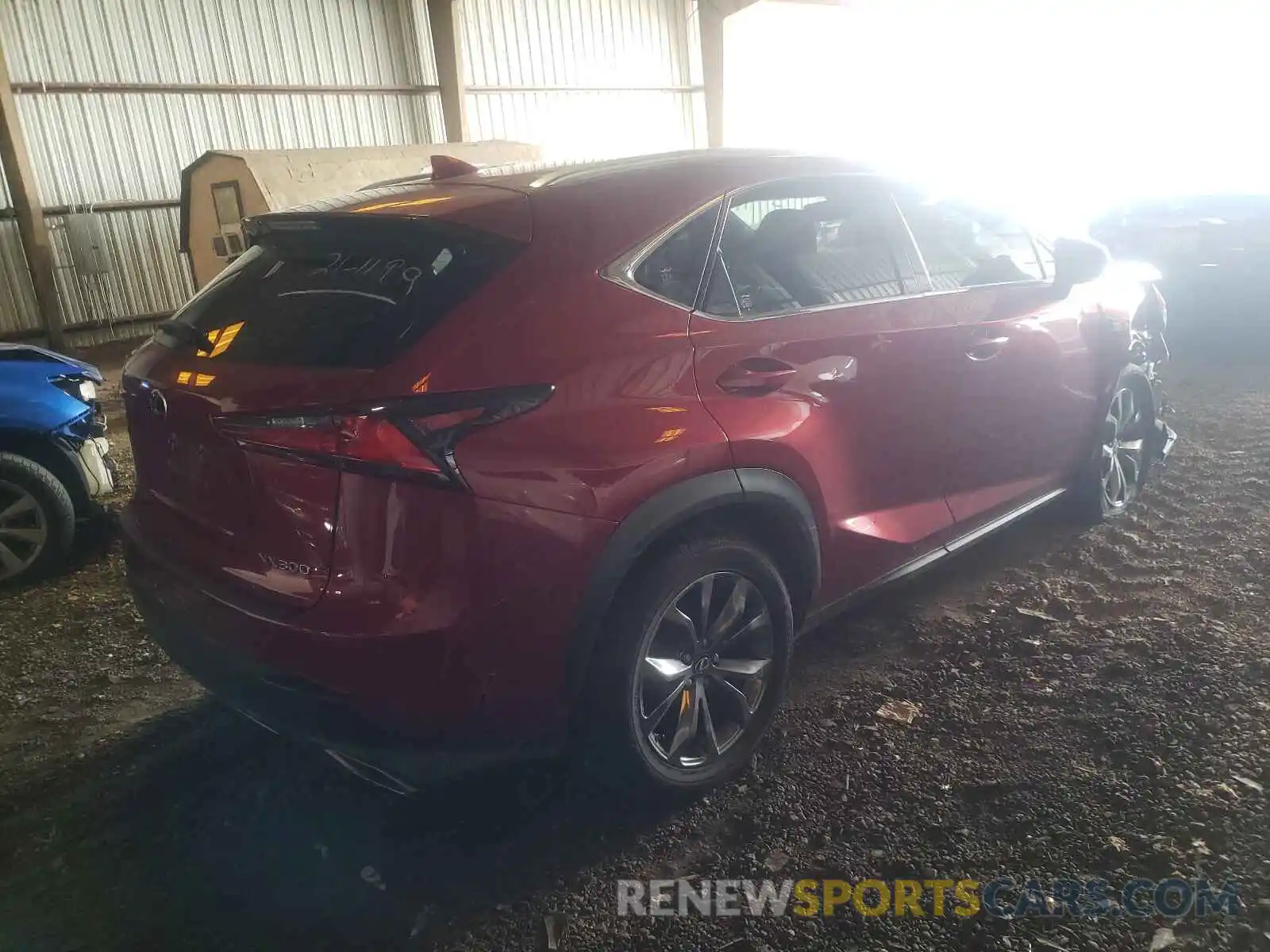 4 Фотография поврежденного автомобиля JTJYARBZ6K2118445 LEXUS NX 2019