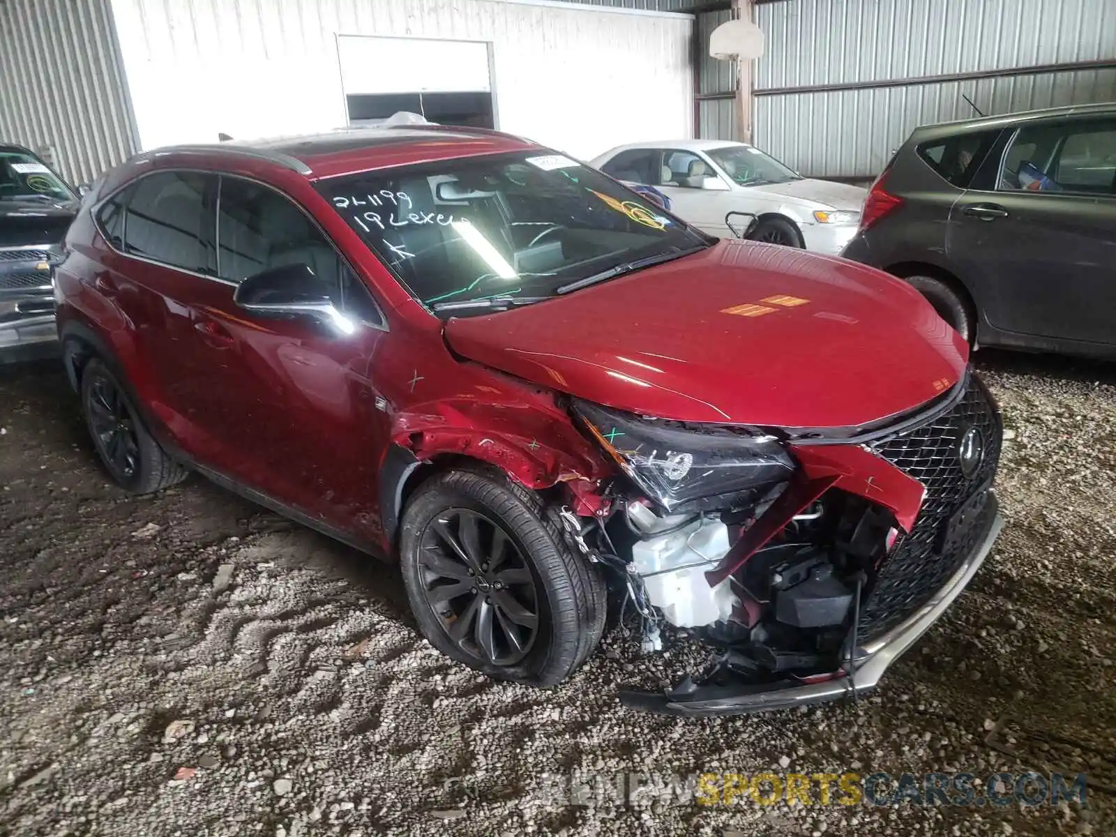 9 Фотография поврежденного автомобиля JTJYARBZ6K2118445 LEXUS NX 2019