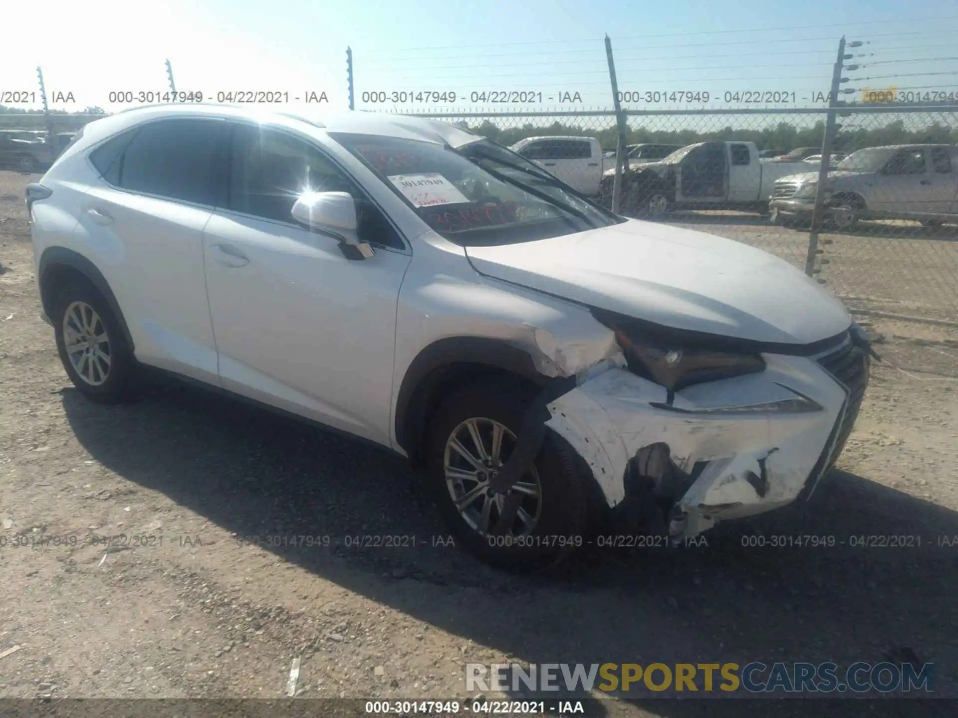 1 Photograph of a damaged car JTJYARBZ6K2119868 LEXUS NX 2019