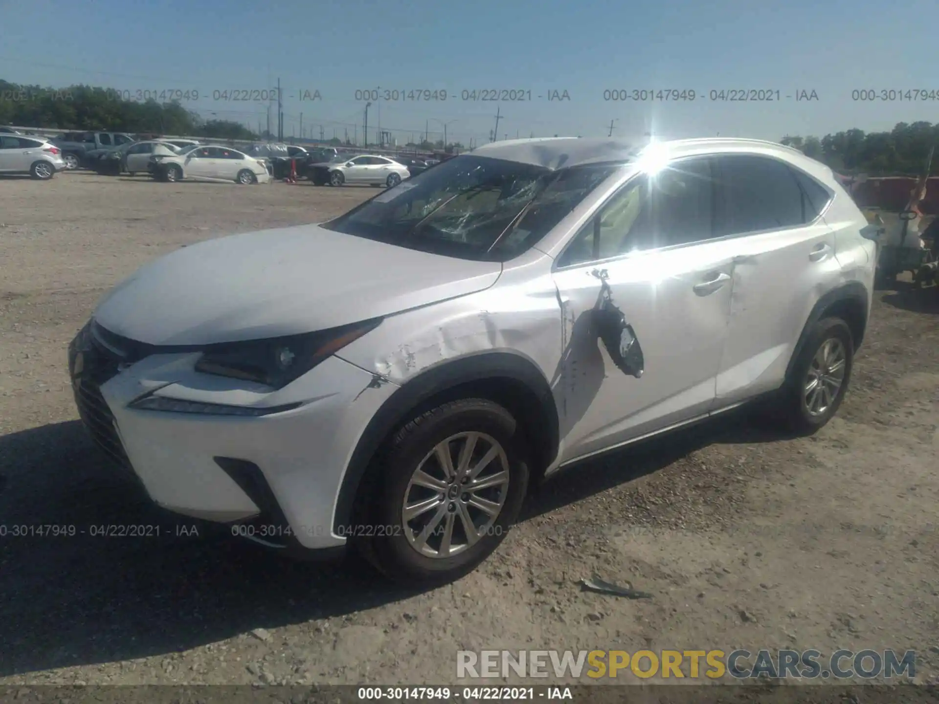 2 Photograph of a damaged car JTJYARBZ6K2119868 LEXUS NX 2019