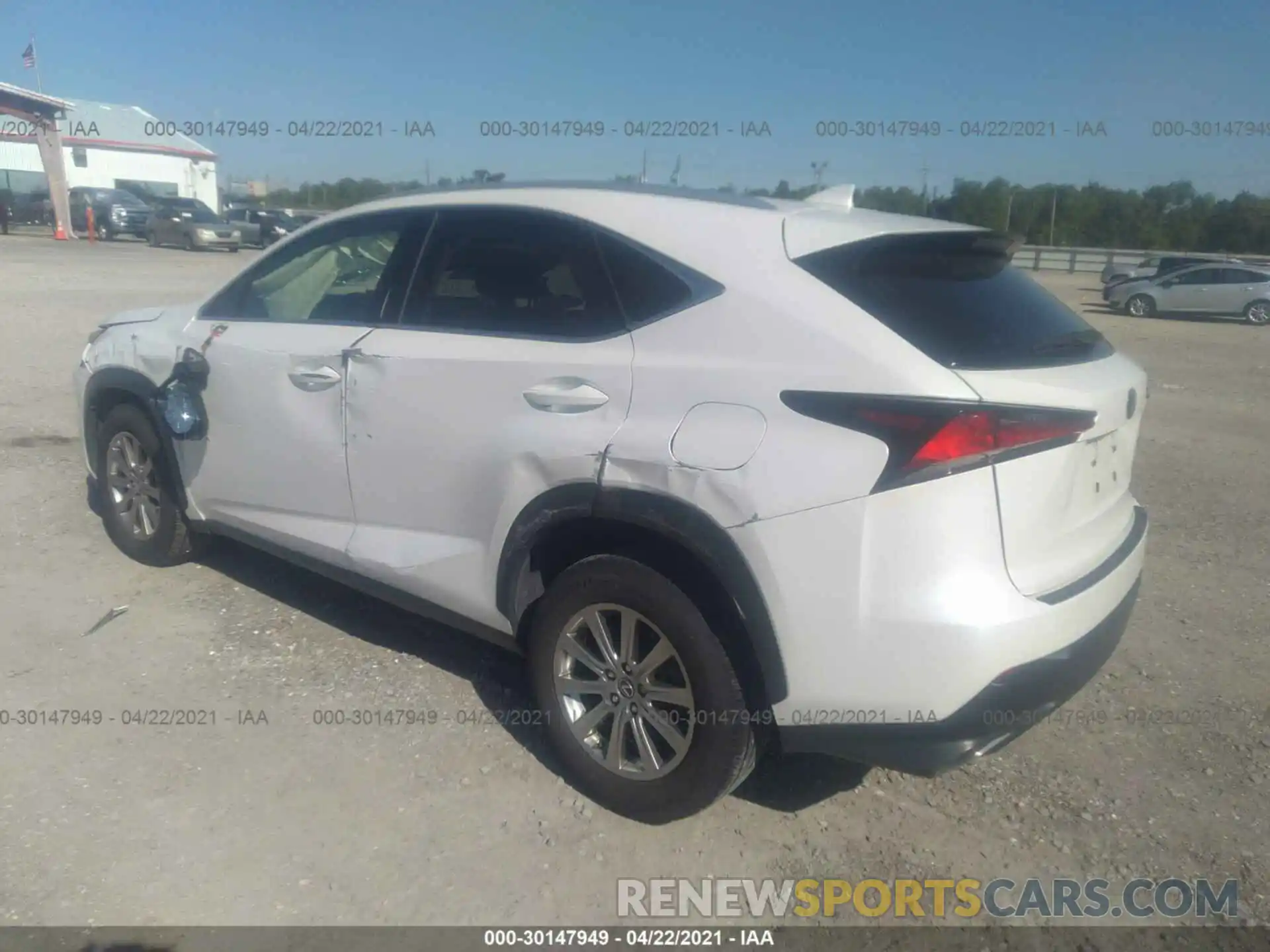 3 Фотография поврежденного автомобиля JTJYARBZ6K2119868 LEXUS NX 2019