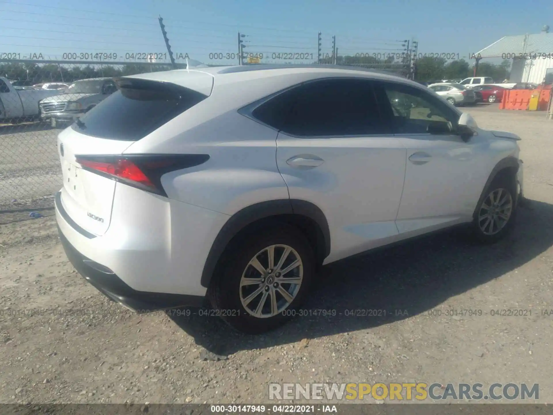 4 Фотография поврежденного автомобиля JTJYARBZ6K2119868 LEXUS NX 2019