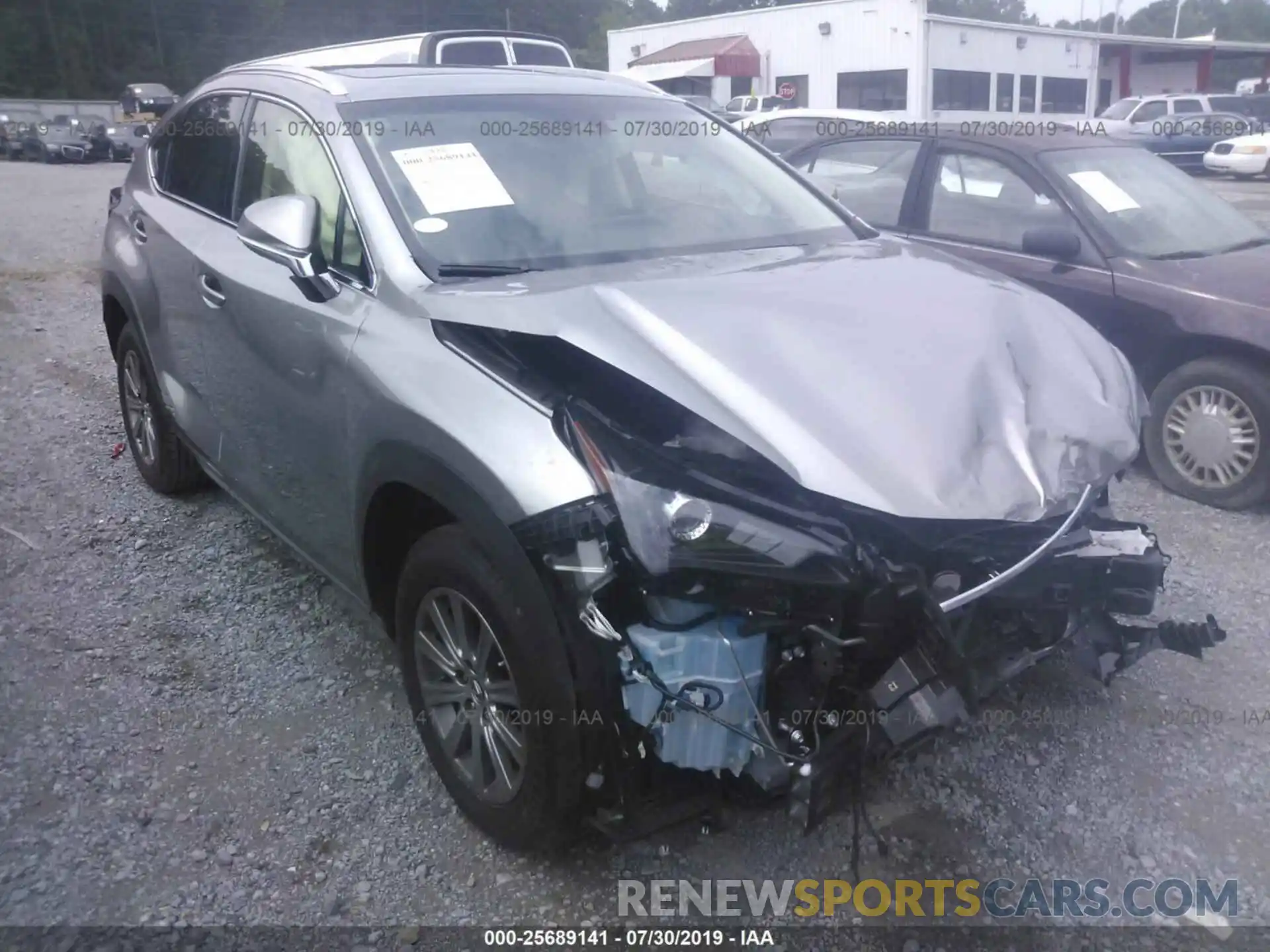 1 Photograph of a damaged car JTJYARBZ6K2120079 LEXUS NX 2019