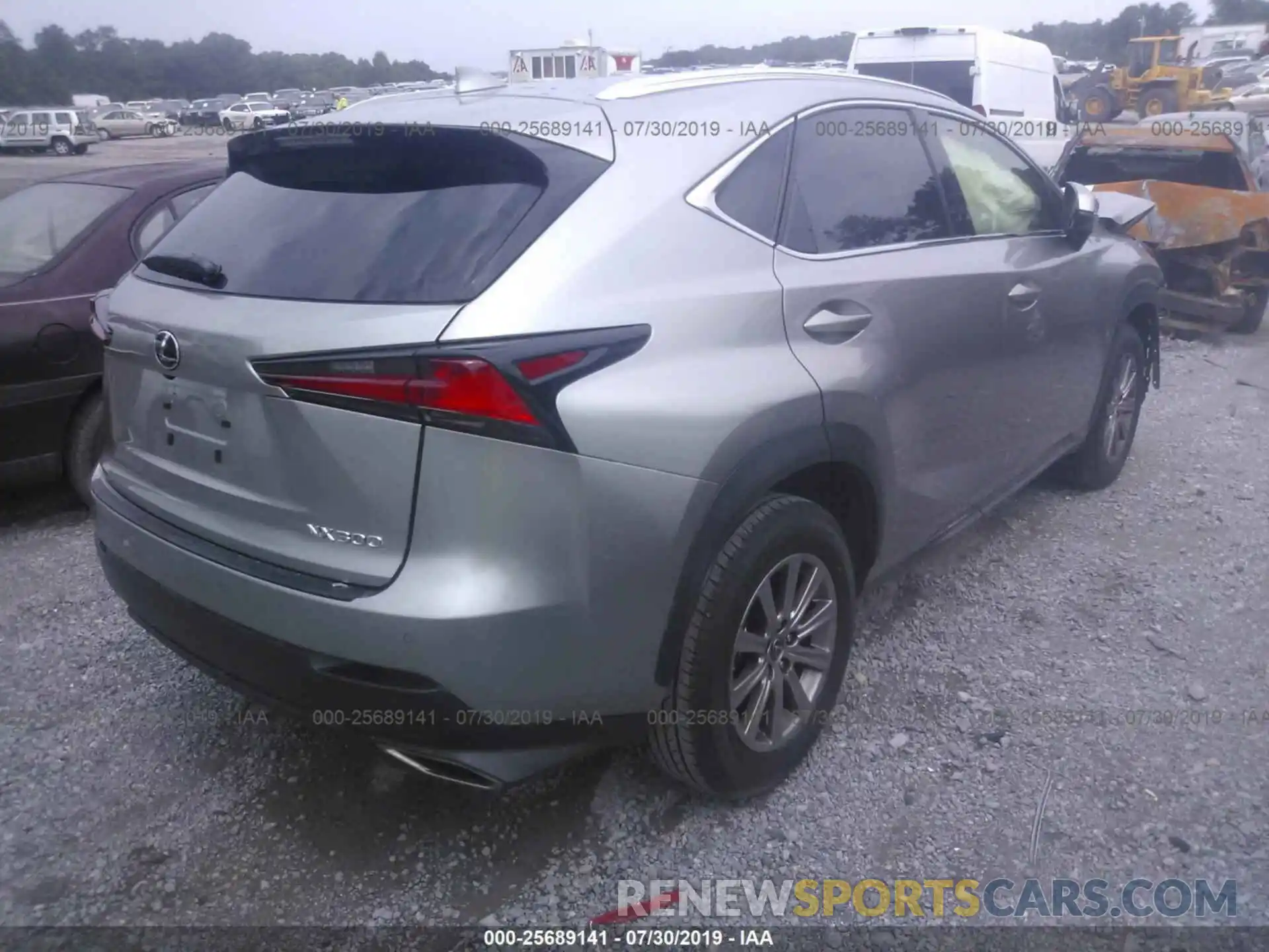 4 Фотография поврежденного автомобиля JTJYARBZ6K2120079 LEXUS NX 2019