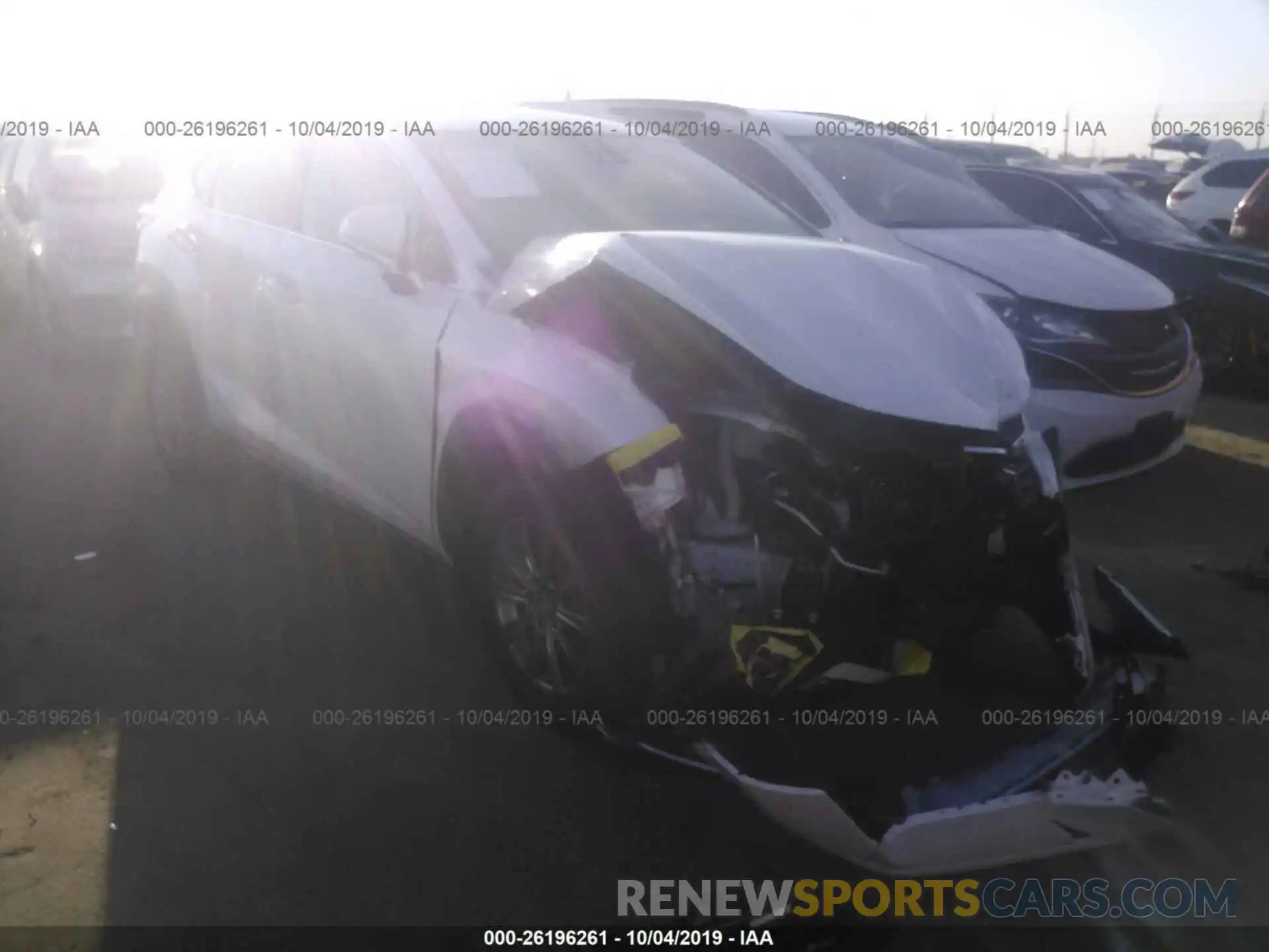 1 Photograph of a damaged car JTJYARBZ6K2120616 LEXUS NX 2019