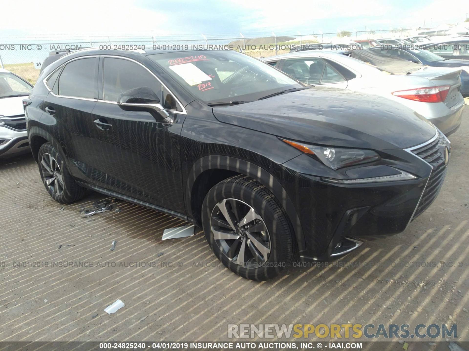 1 Photograph of a damaged car JTJYARBZ6K2121751 LEXUS NX 2019