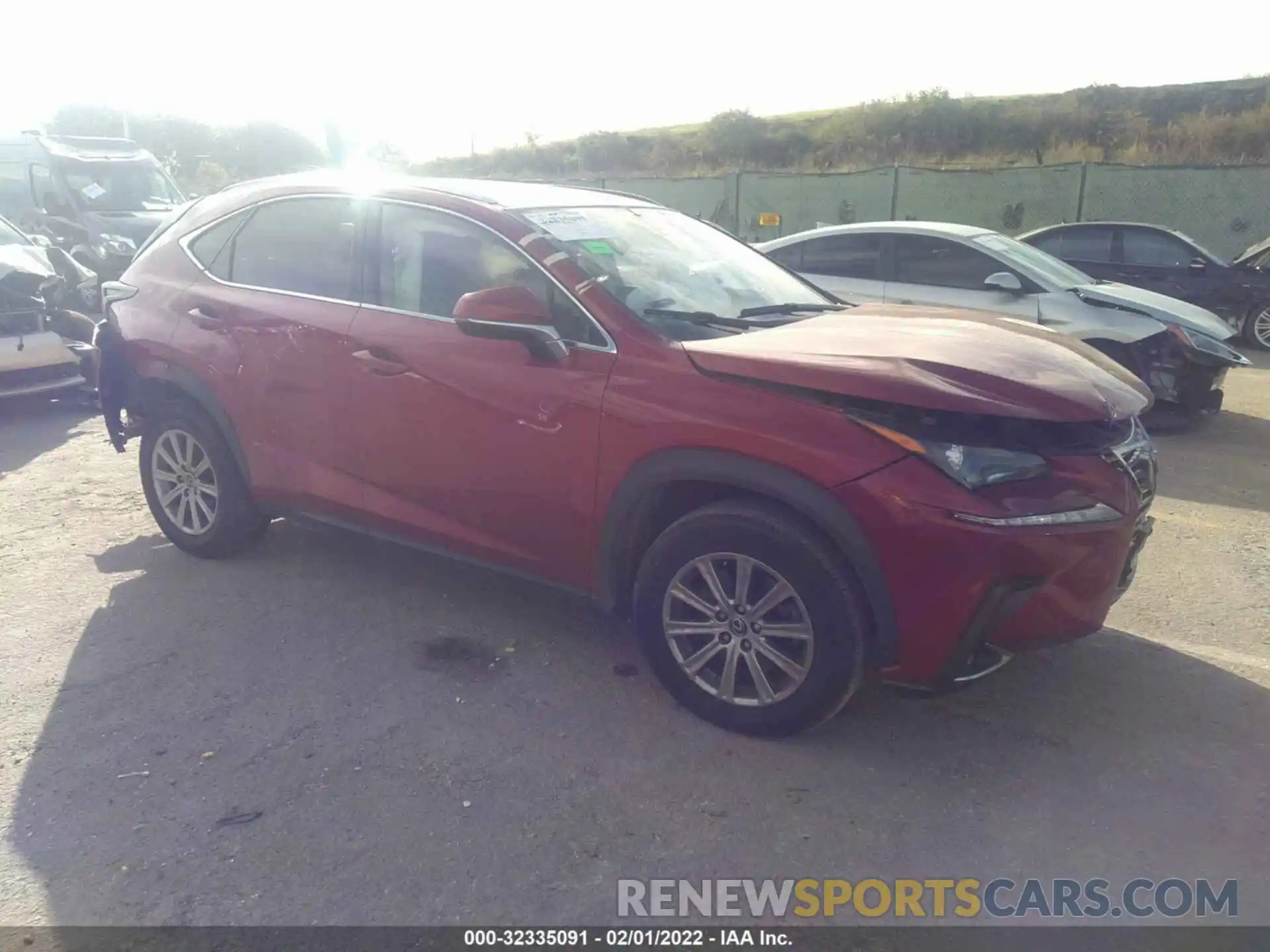 1 Photograph of a damaged car JTJYARBZ6K2121815 LEXUS NX 2019