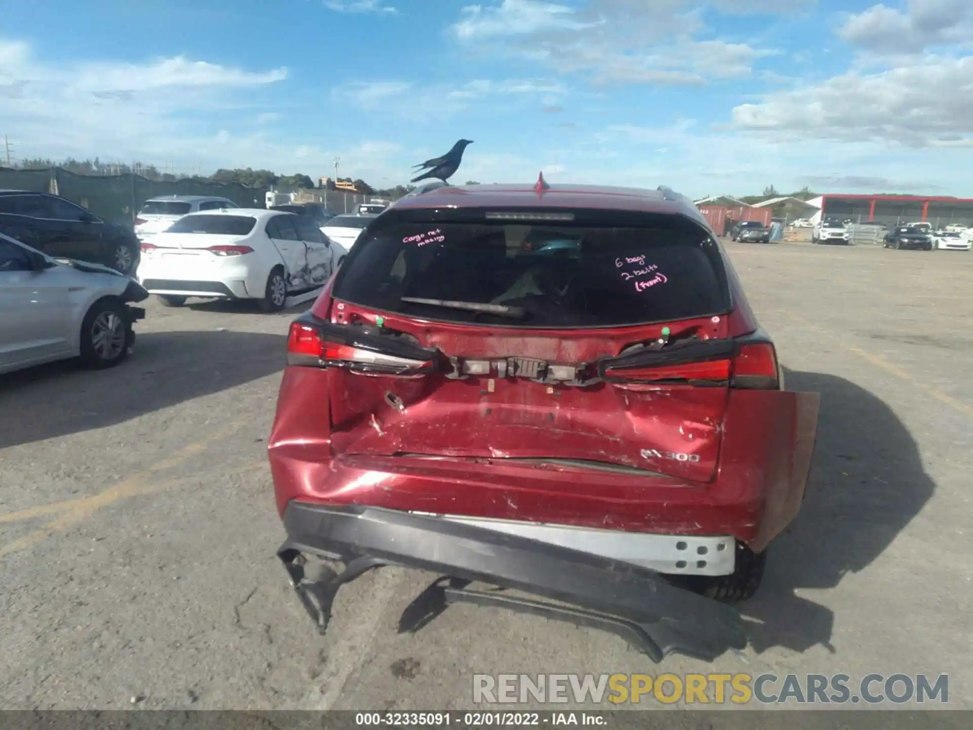 6 Photograph of a damaged car JTJYARBZ6K2121815 LEXUS NX 2019