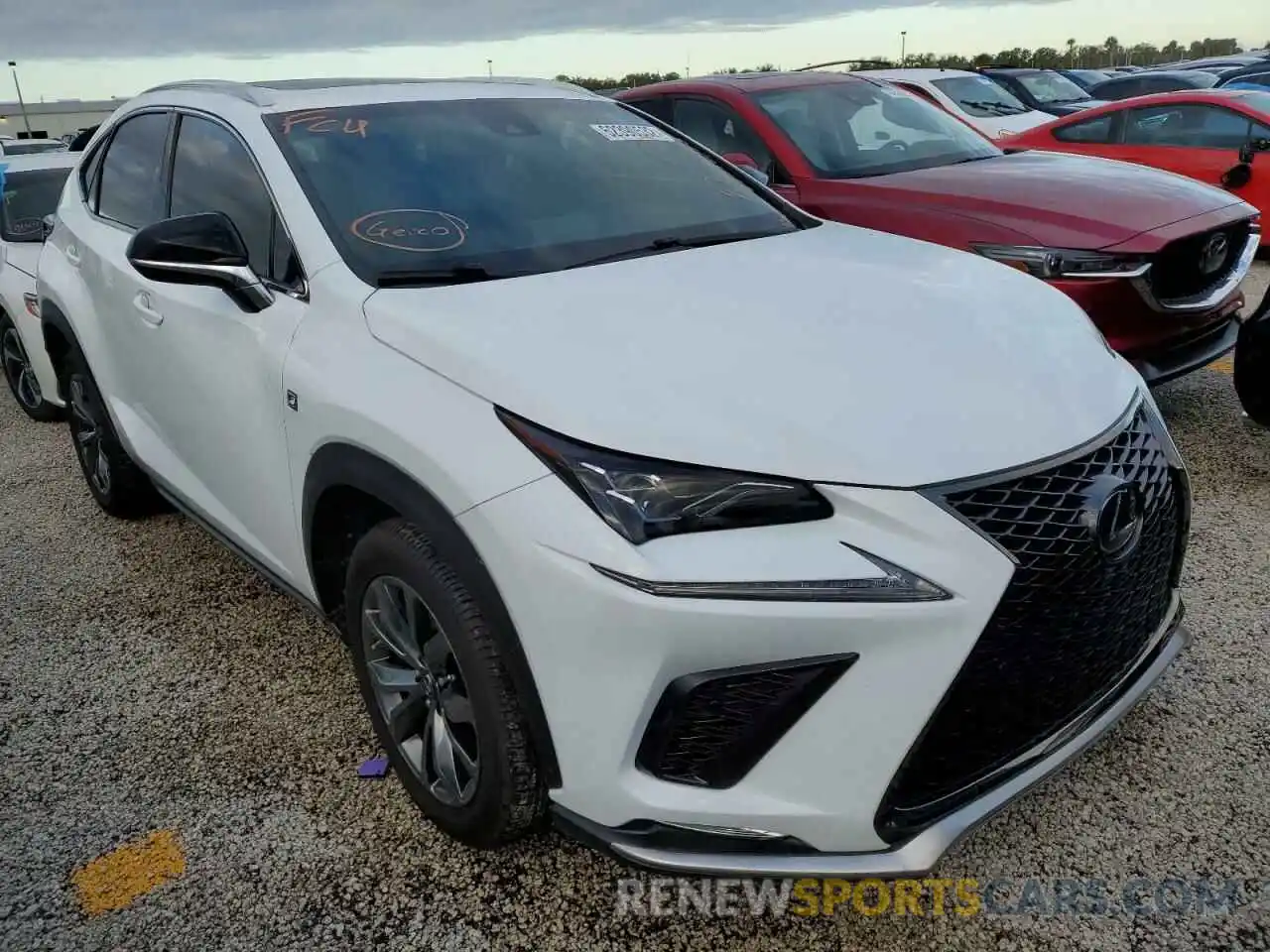 1 Photograph of a damaged car JTJYARBZ6K2122074 LEXUS NX 2019