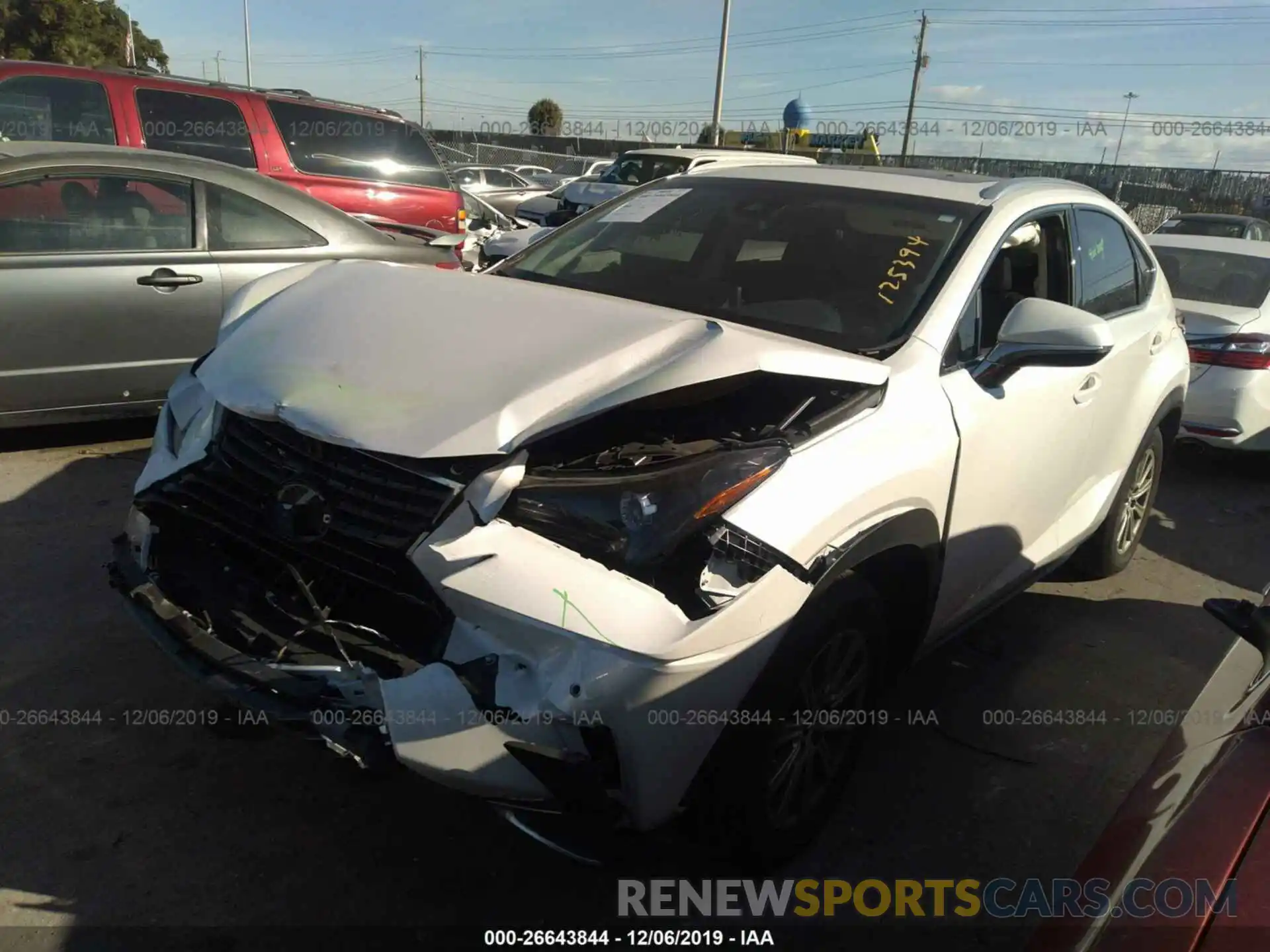 2 Photograph of a damaged car JTJYARBZ6K2125394 LEXUS NX 2019