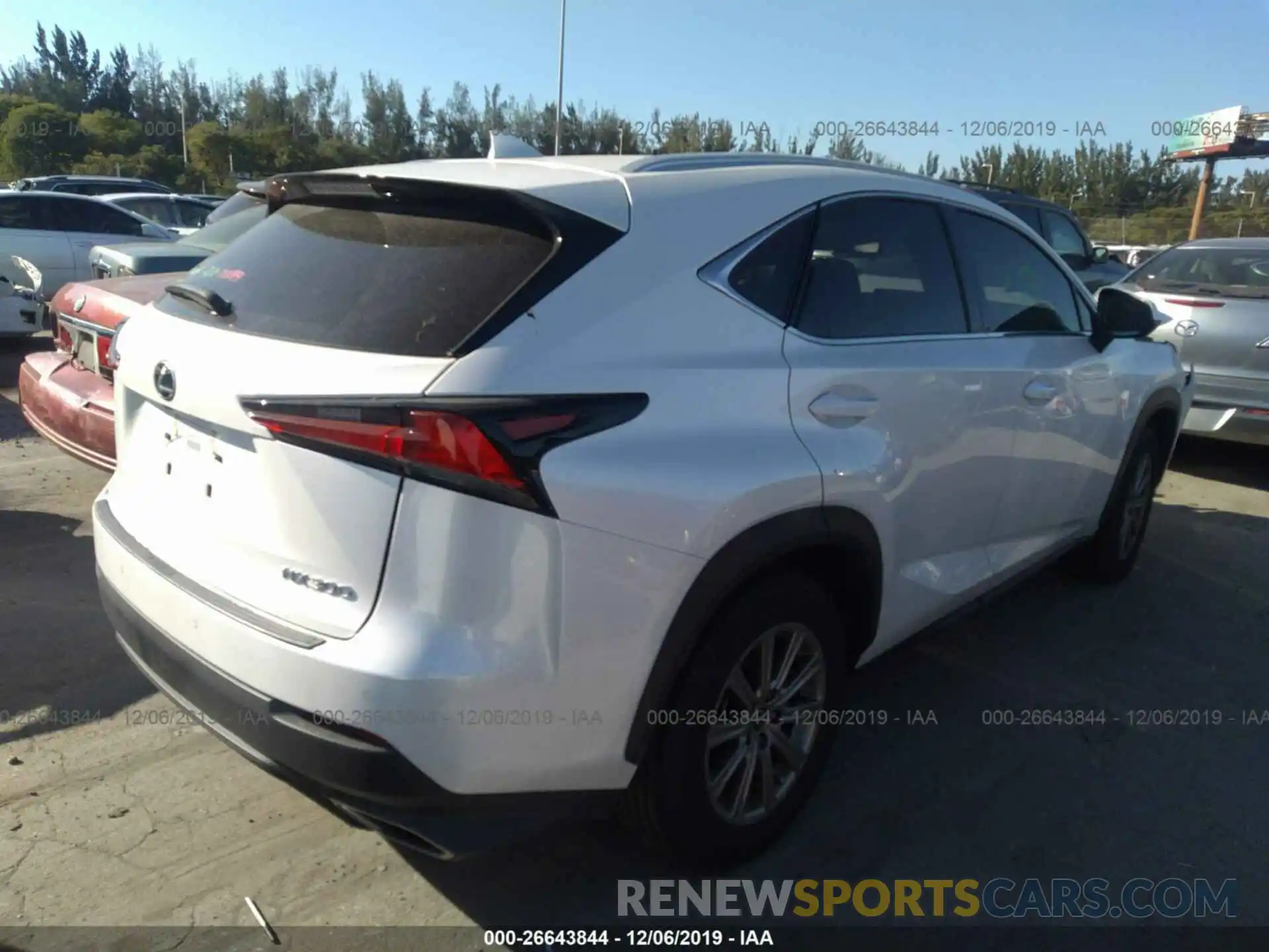 4 Photograph of a damaged car JTJYARBZ6K2125394 LEXUS NX 2019