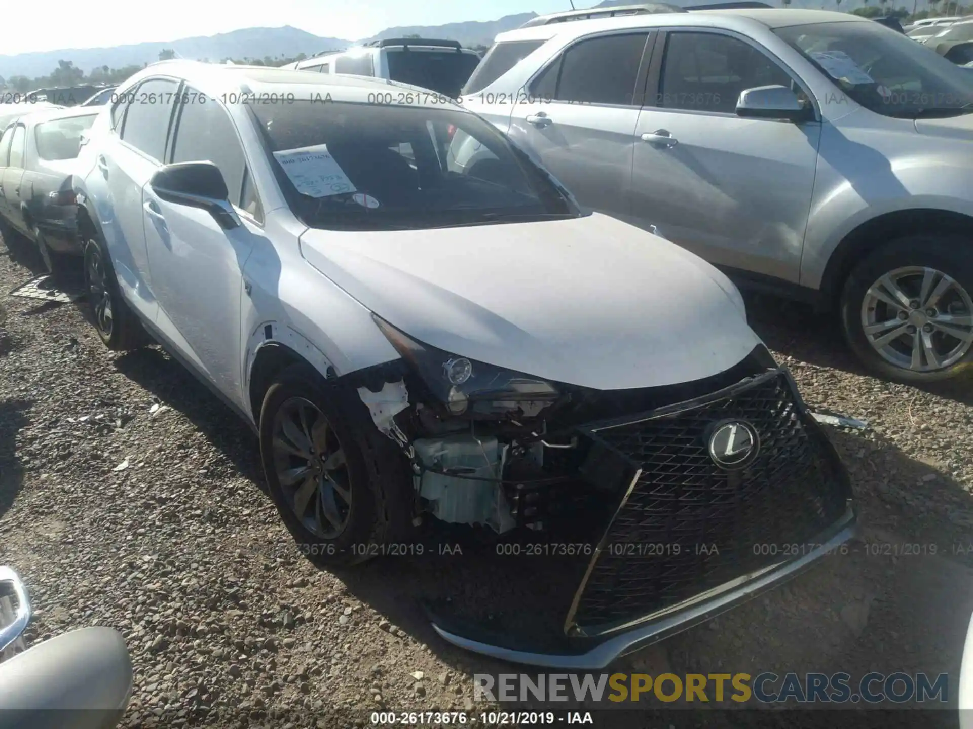 1 Photograph of a damaged car JTJYARBZ6K2125427 LEXUS NX 2019