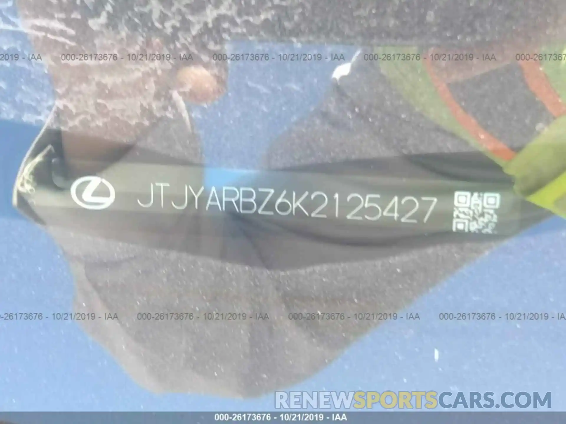 9 Photograph of a damaged car JTJYARBZ6K2125427 LEXUS NX 2019