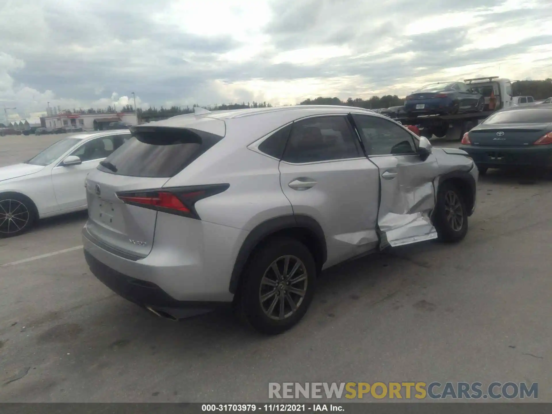 4 Фотография поврежденного автомобиля JTJYARBZ6K2126660 LEXUS NX 2019