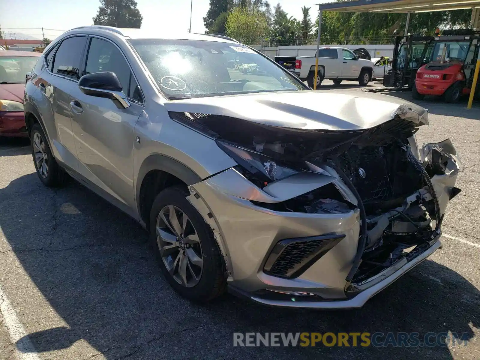 1 Photograph of a damaged car JTJYARBZ6K2128036 LEXUS NX 2019