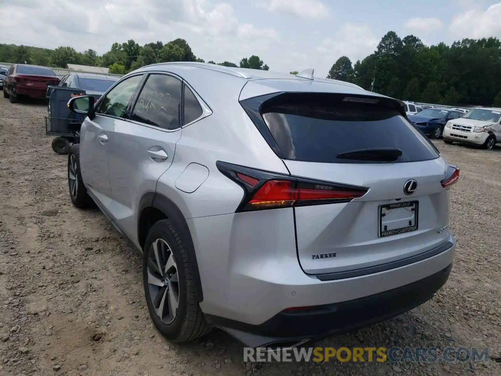 3 Photograph of a damaged car JTJYARBZ6K2131664 LEXUS NX 2019