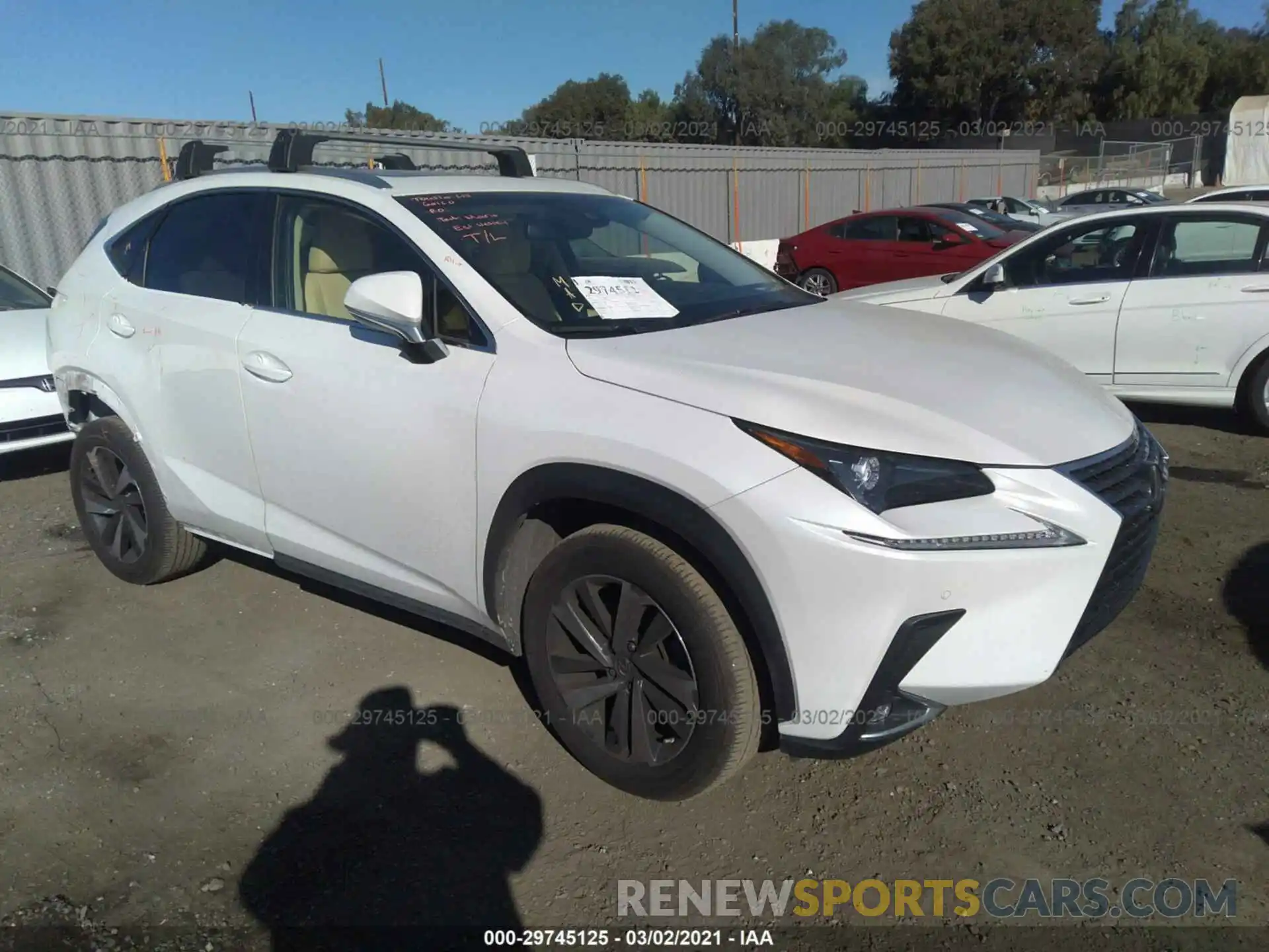 1 Photograph of a damaged car JTJYARBZ6K2132135 LEXUS NX 2019