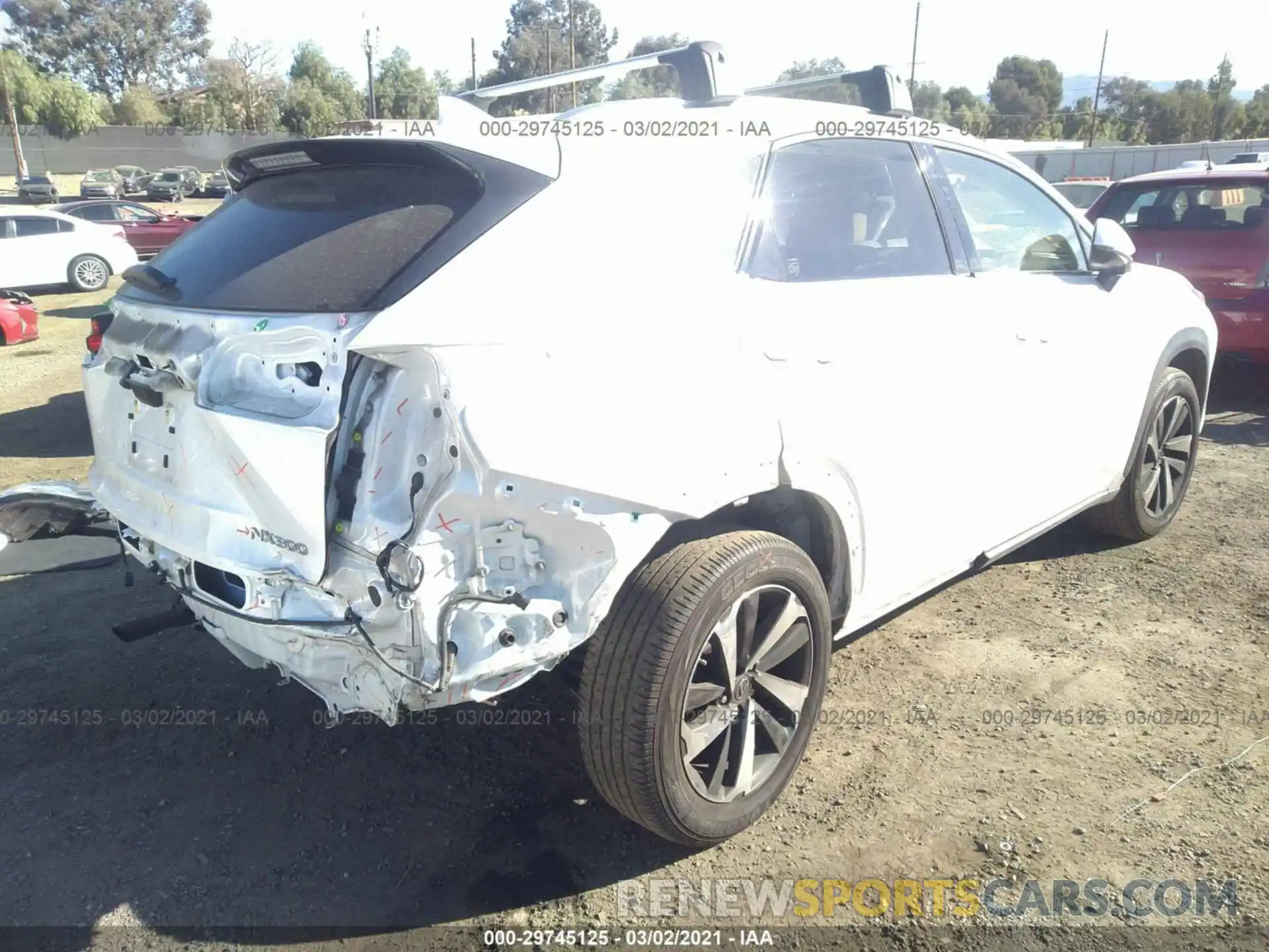 4 Photograph of a damaged car JTJYARBZ6K2132135 LEXUS NX 2019