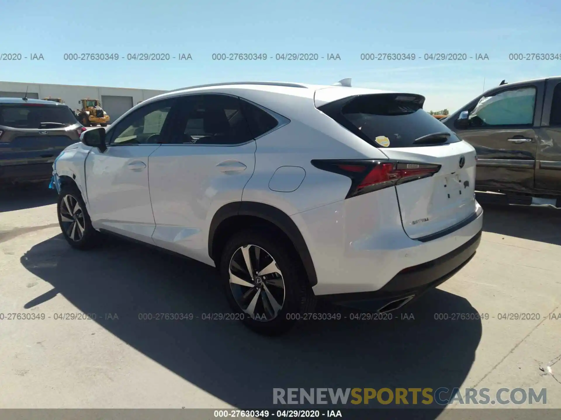 3 Photograph of a damaged car JTJYARBZ6K2133690 LEXUS NX 2019