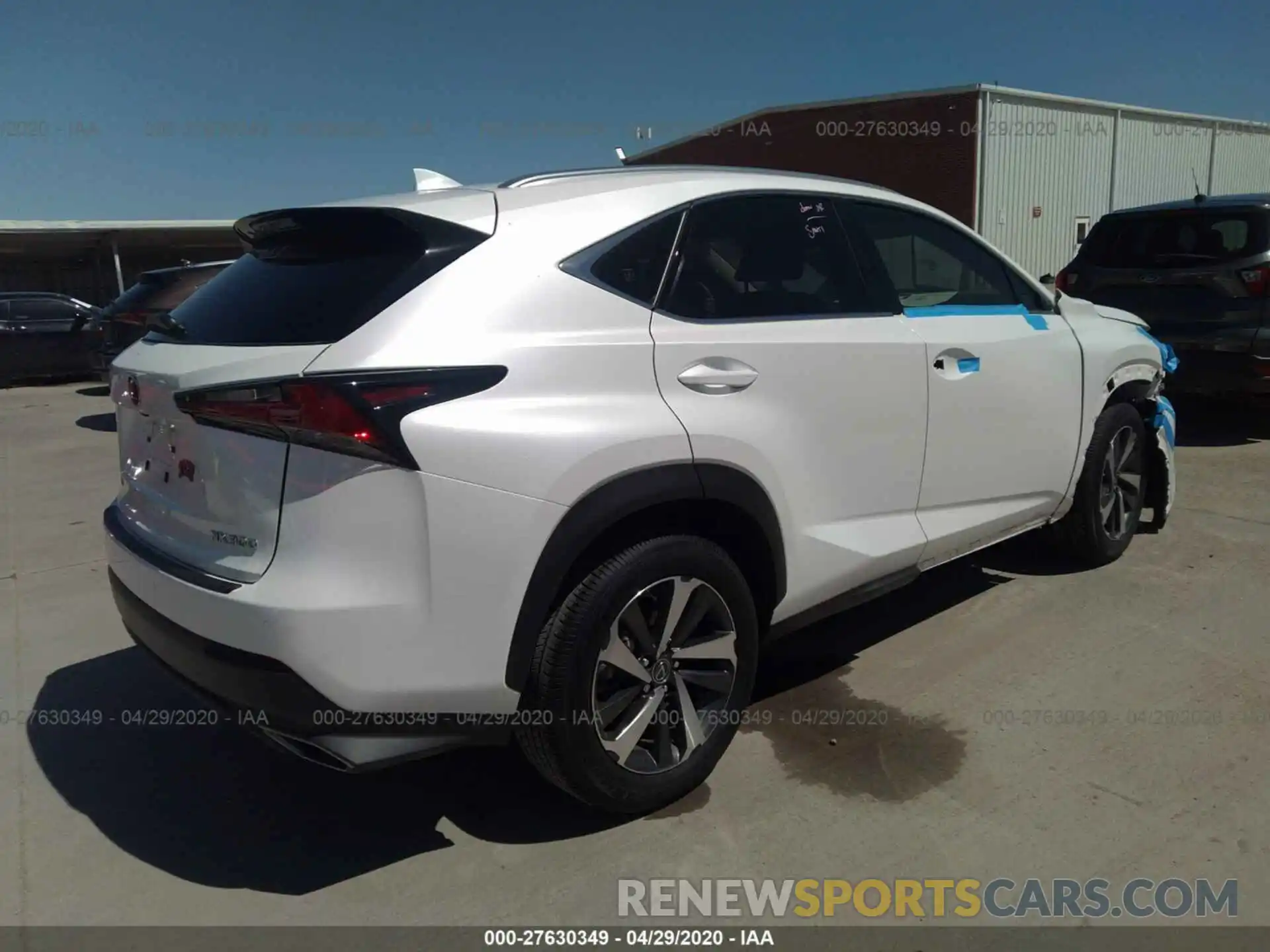 4 Фотография поврежденного автомобиля JTJYARBZ6K2133690 LEXUS NX 2019