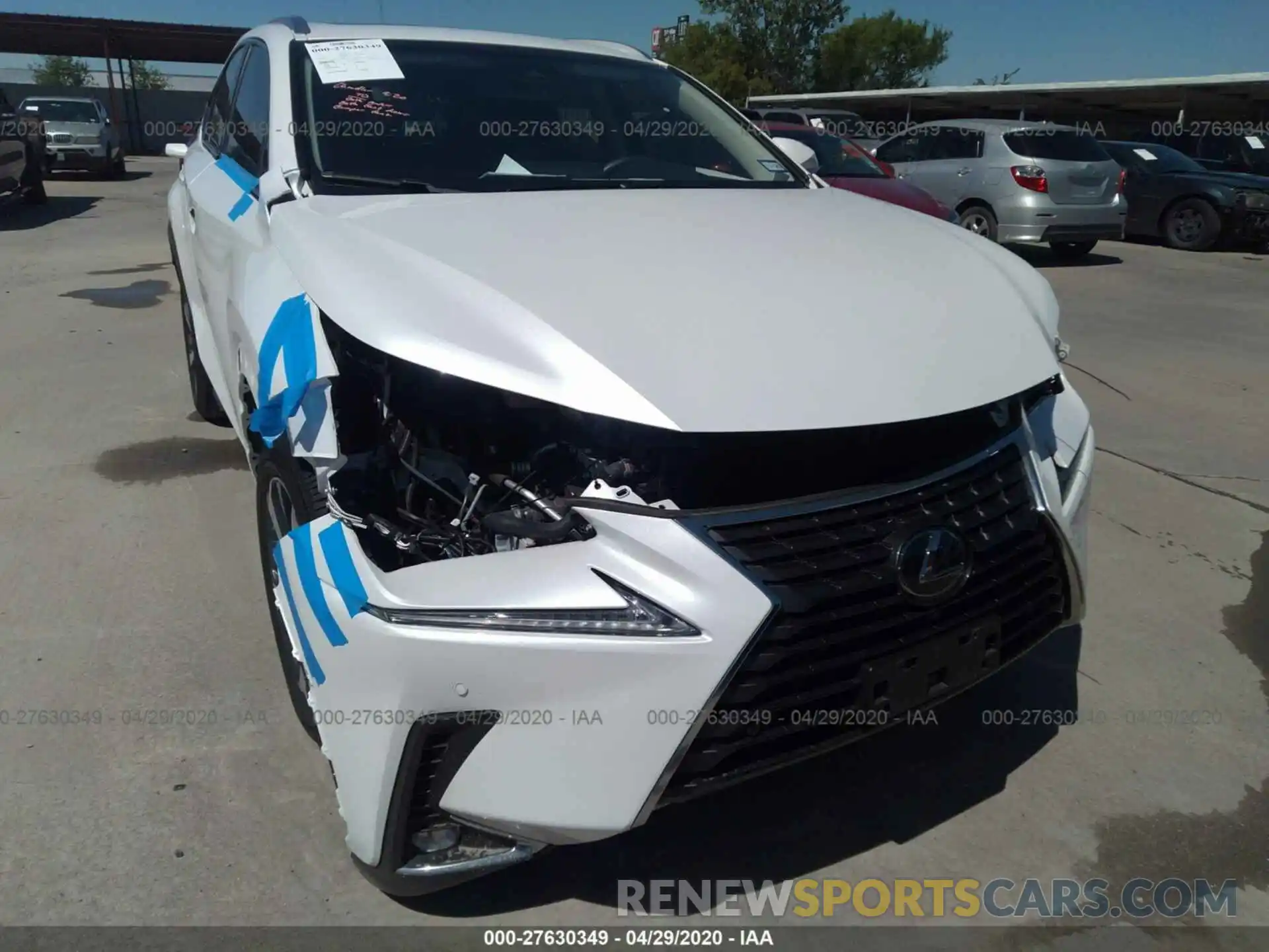 6 Фотография поврежденного автомобиля JTJYARBZ6K2133690 LEXUS NX 2019