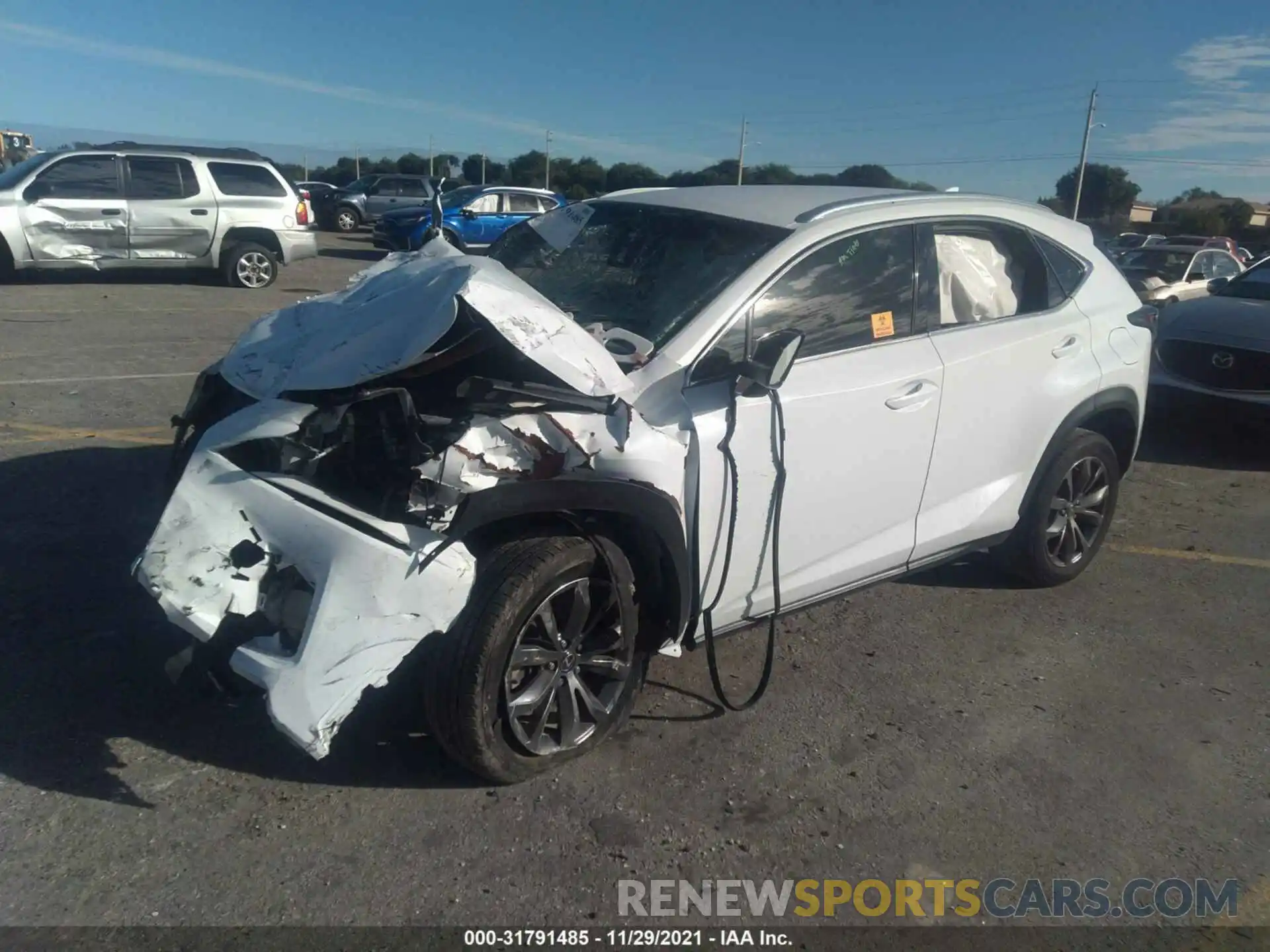 2 Photograph of a damaged car JTJYARBZ6K2133740 LEXUS NX 2019