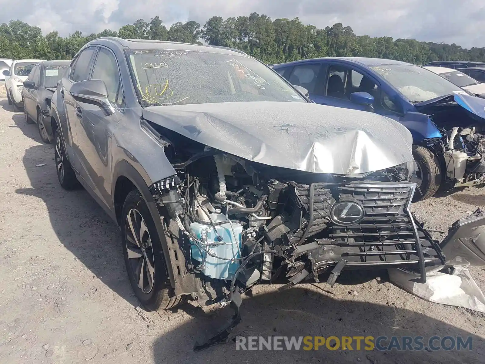 1 Photograph of a damaged car JTJYARBZ6K2134287 LEXUS NX 2019