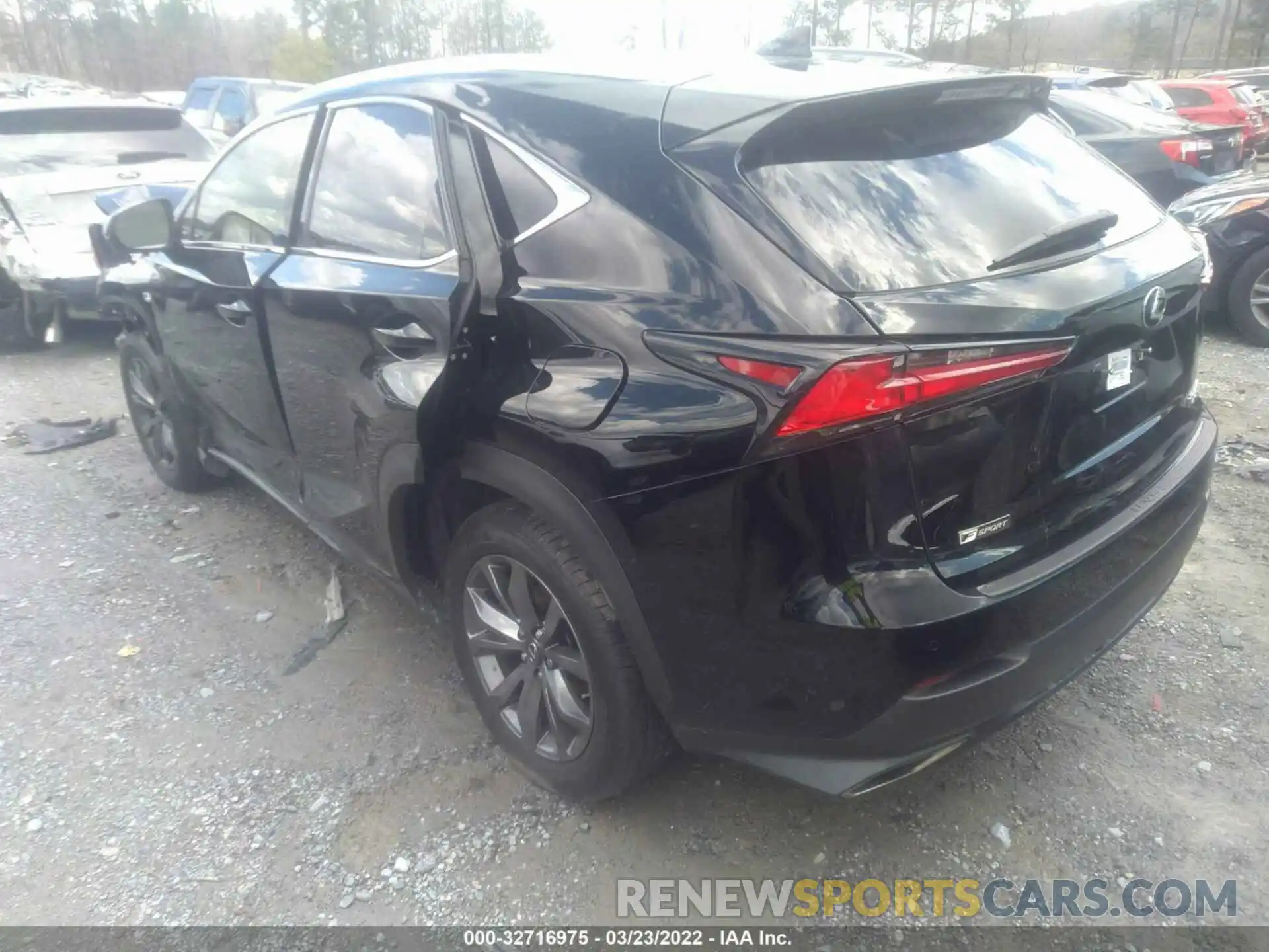 3 Фотография поврежденного автомобиля JTJYARBZ6K2137626 LEXUS NX 2019