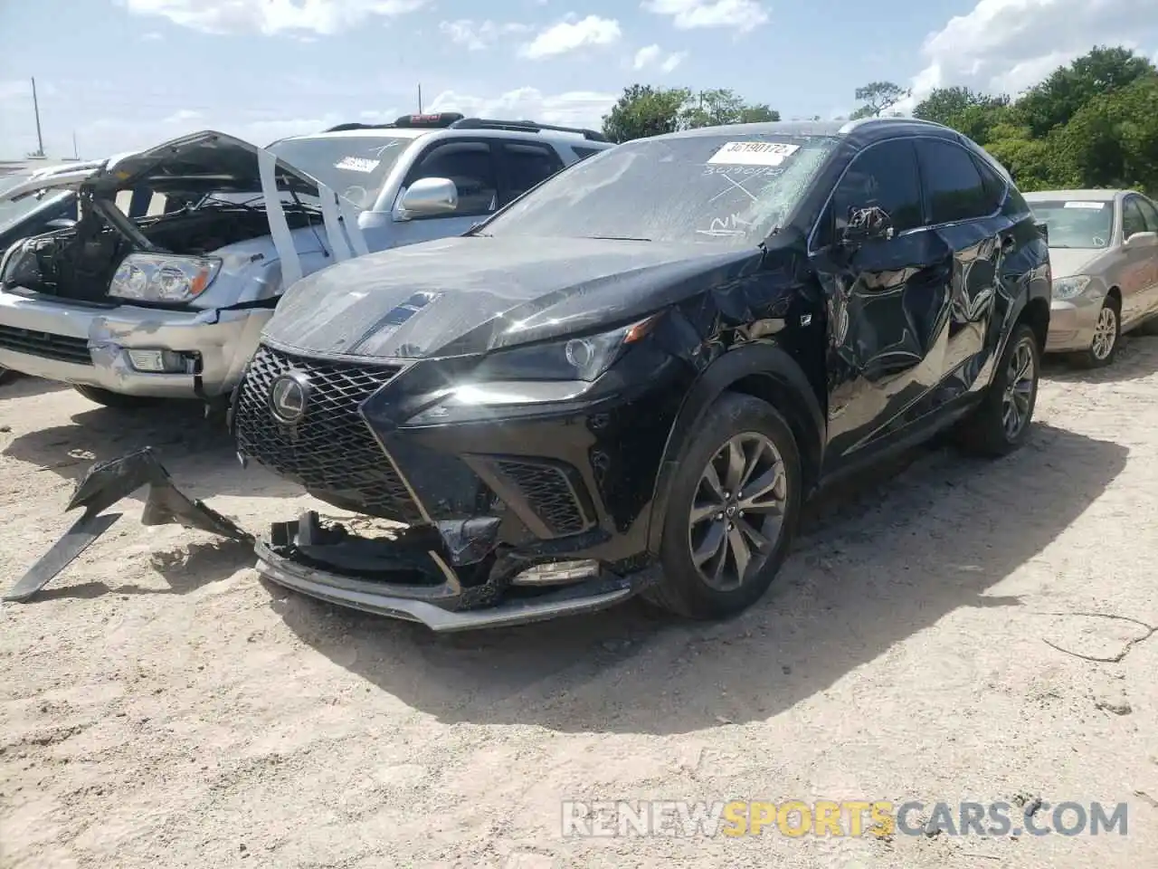 2 Фотография поврежденного автомобиля JTJYARBZ6K2137965 LEXUS NX 2019