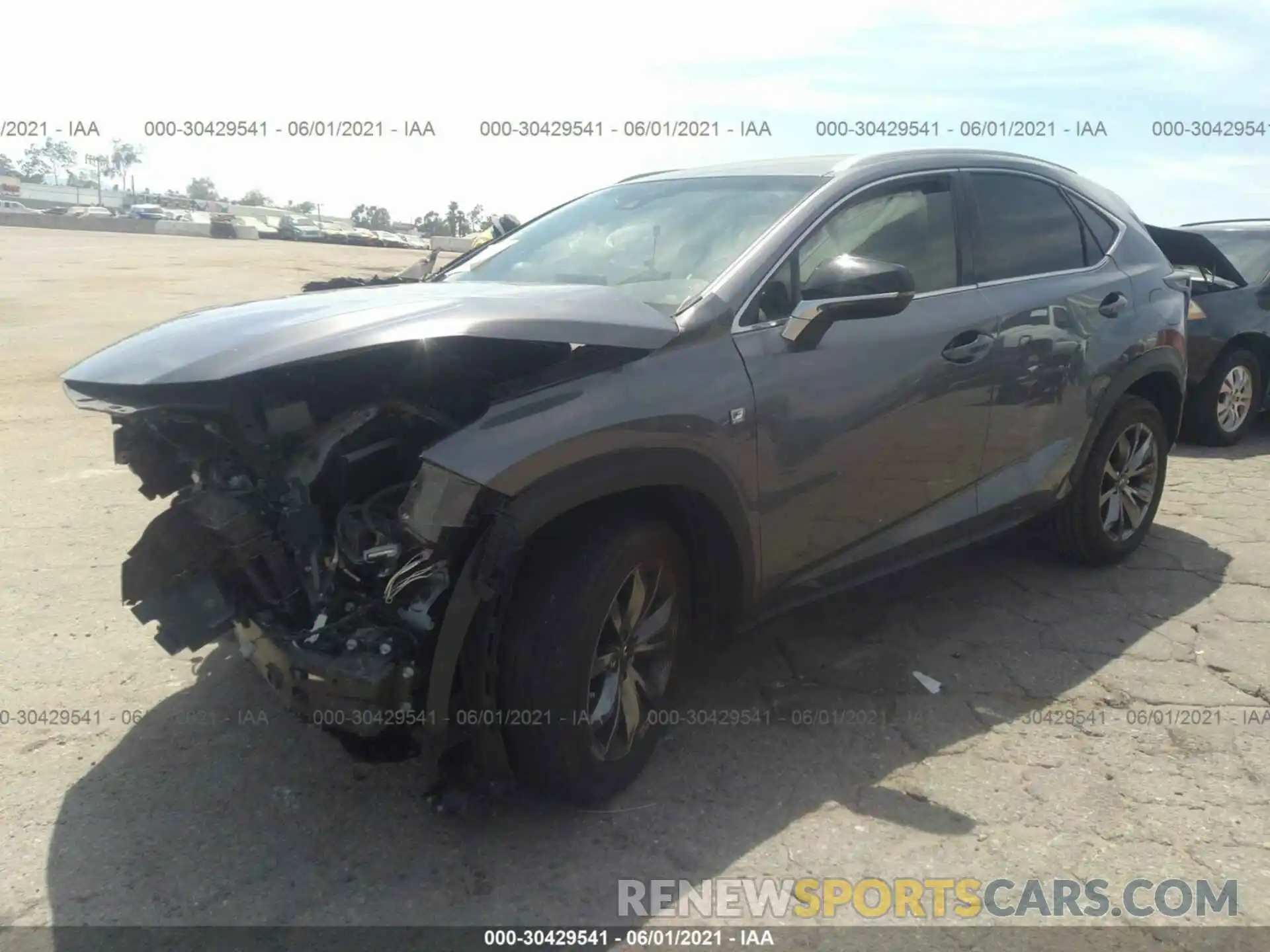 2 Photograph of a damaged car JTJYARBZ6K2140574 LEXUS NX 2019