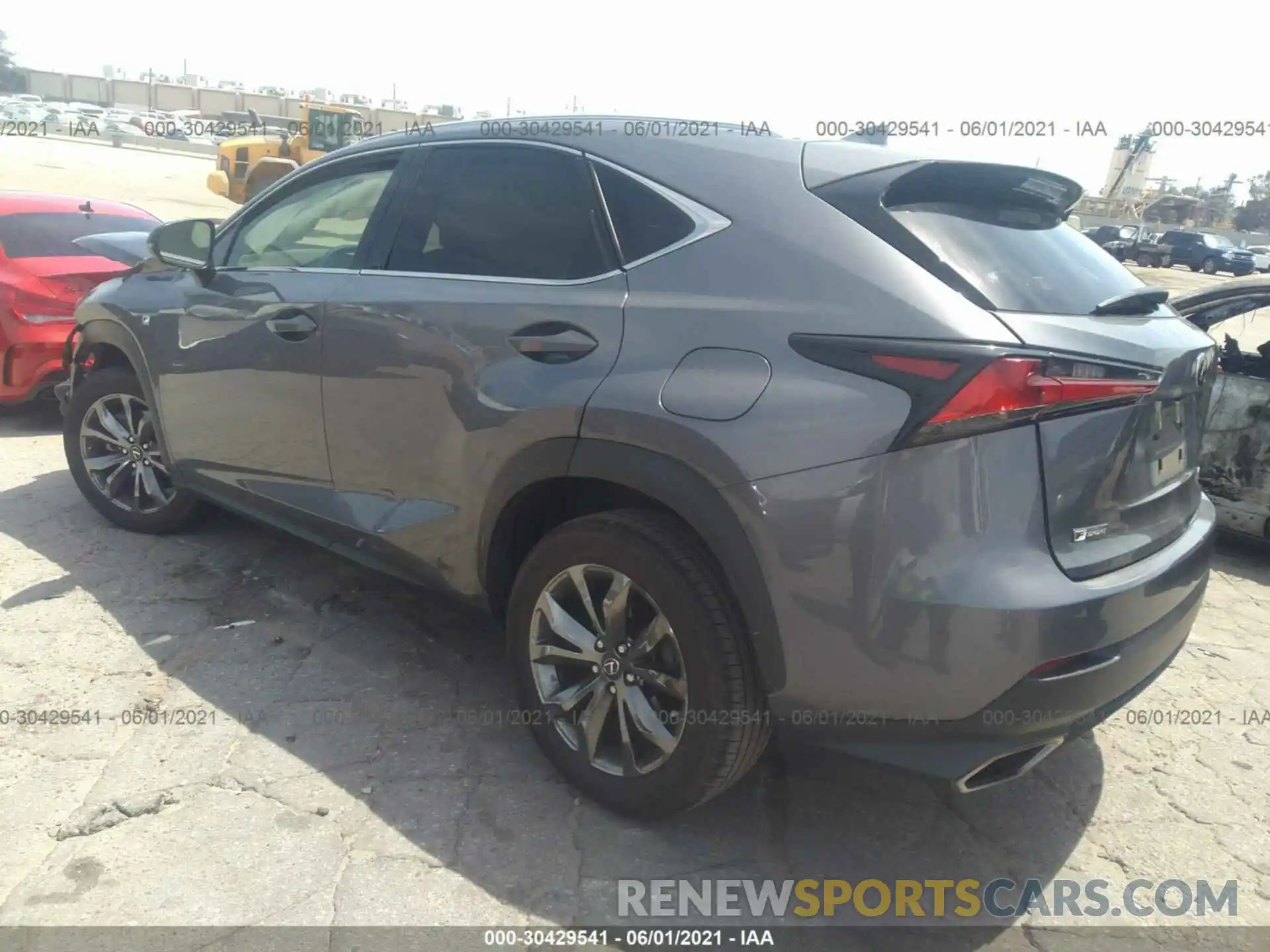 3 Photograph of a damaged car JTJYARBZ6K2140574 LEXUS NX 2019