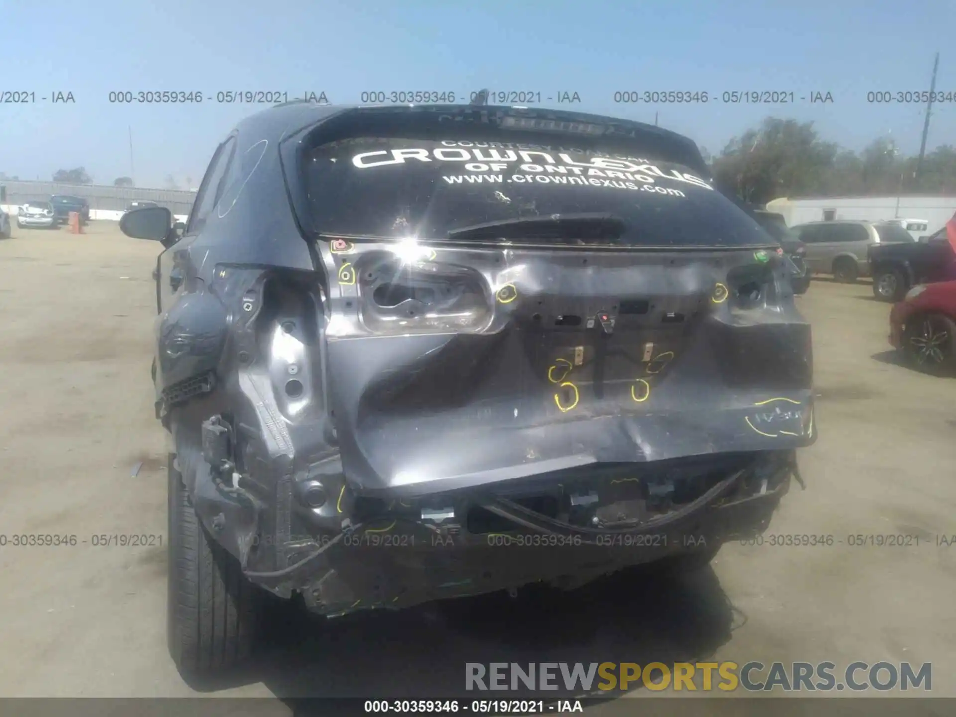 6 Photograph of a damaged car JTJYARBZ6K2140719 LEXUS NX 2019