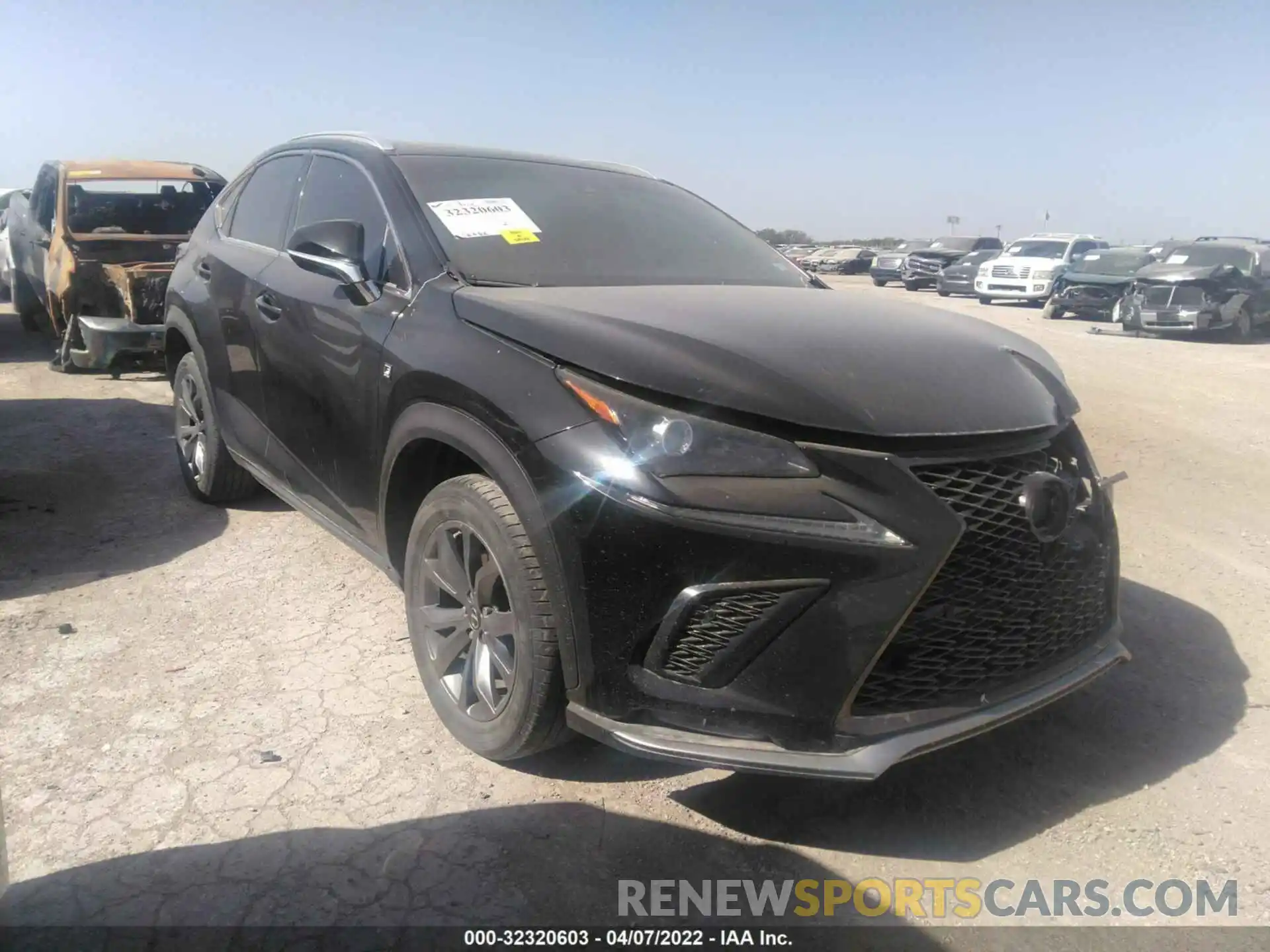 1 Photograph of a damaged car JTJYARBZ6K2141255 LEXUS NX 2019