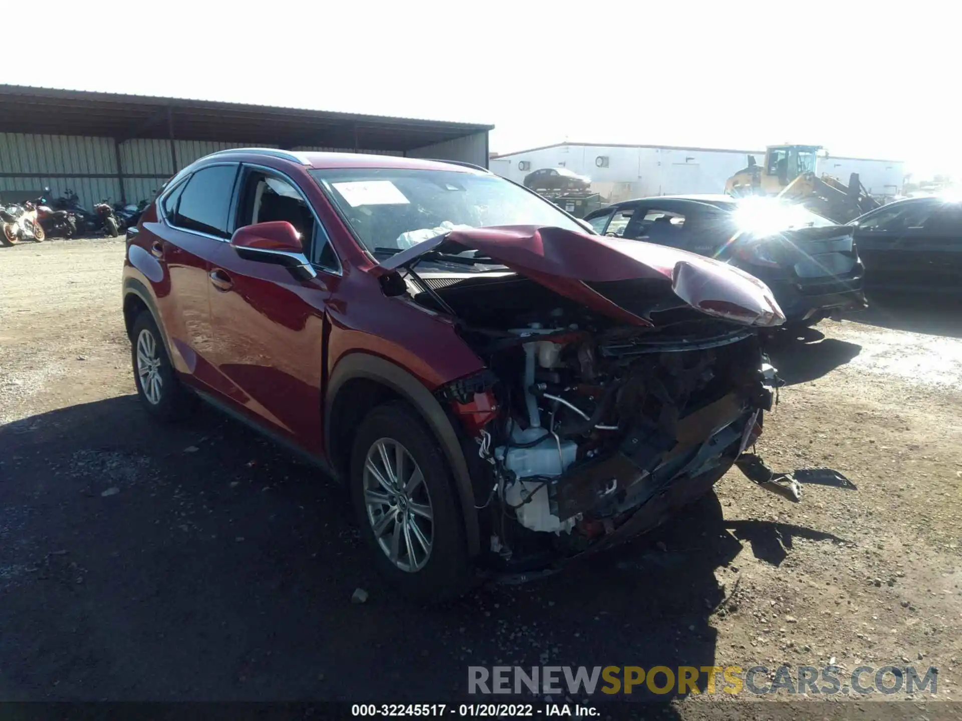 1 Photograph of a damaged car JTJYARBZ6K2141661 LEXUS NX 2019