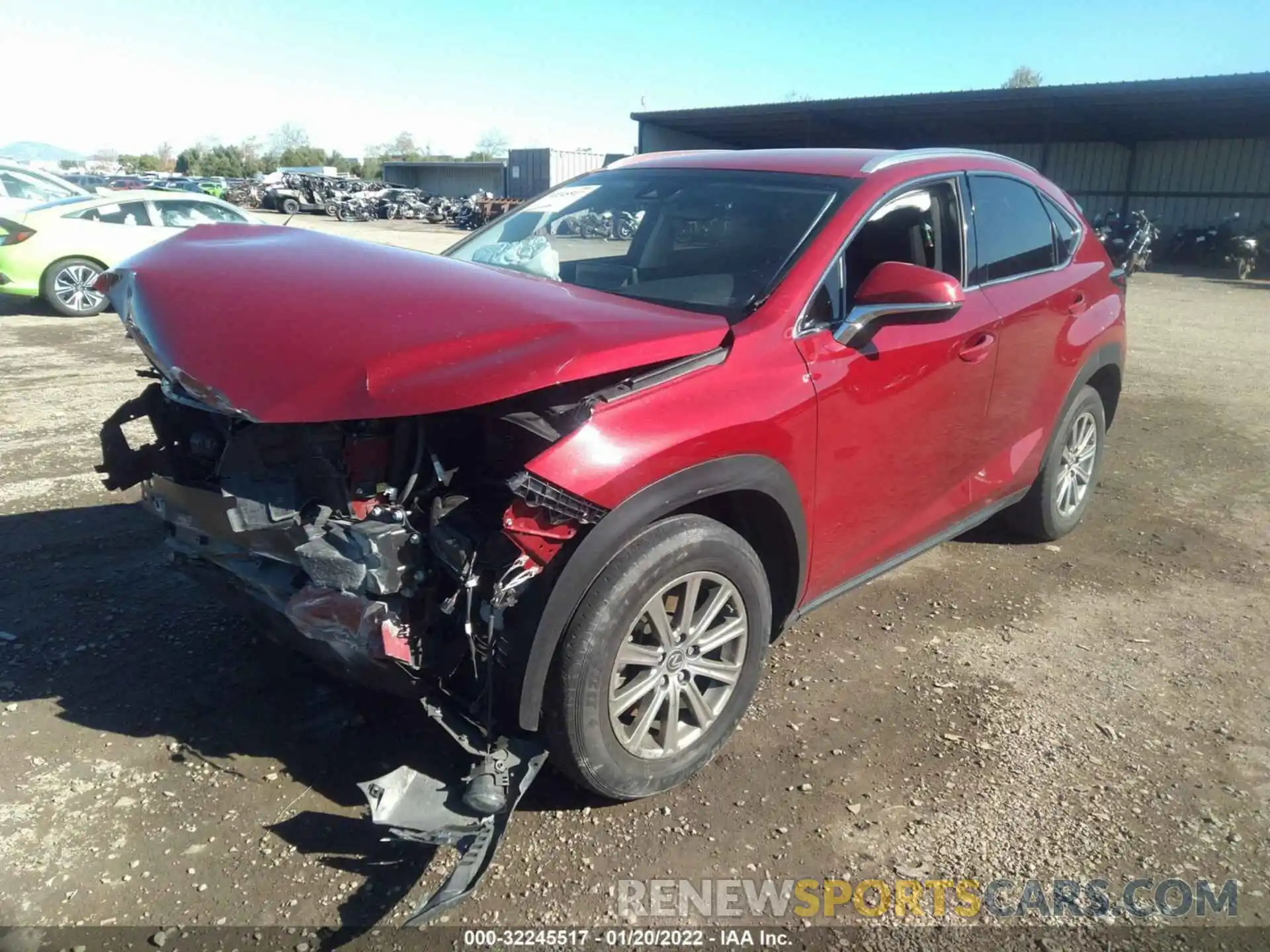 2 Photograph of a damaged car JTJYARBZ6K2141661 LEXUS NX 2019