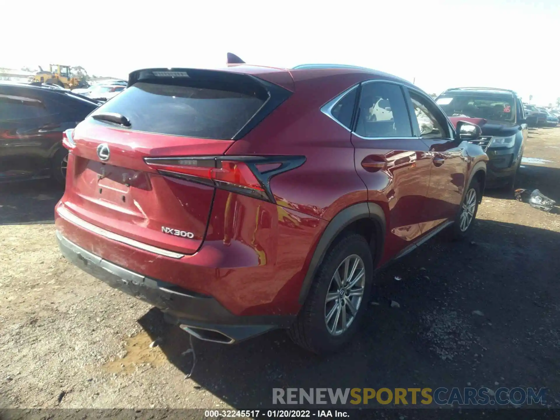 4 Photograph of a damaged car JTJYARBZ6K2141661 LEXUS NX 2019