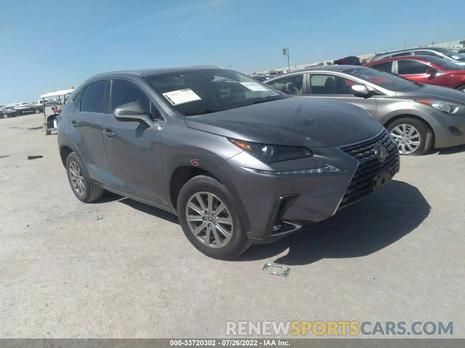 1 Photograph of a damaged car JTJYARBZ6K2142132 LEXUS NX 2019