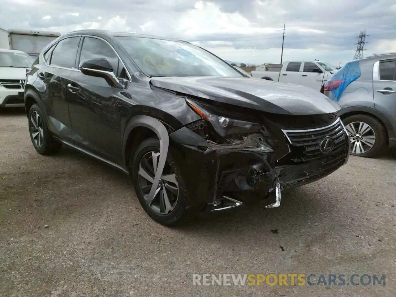 1 Photograph of a damaged car JTJYARBZ6K2148254 LEXUS NX 2019