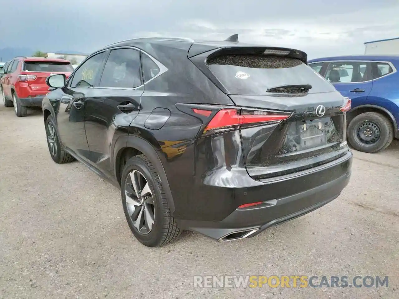 3 Фотография поврежденного автомобиля JTJYARBZ6K2148254 LEXUS NX 2019