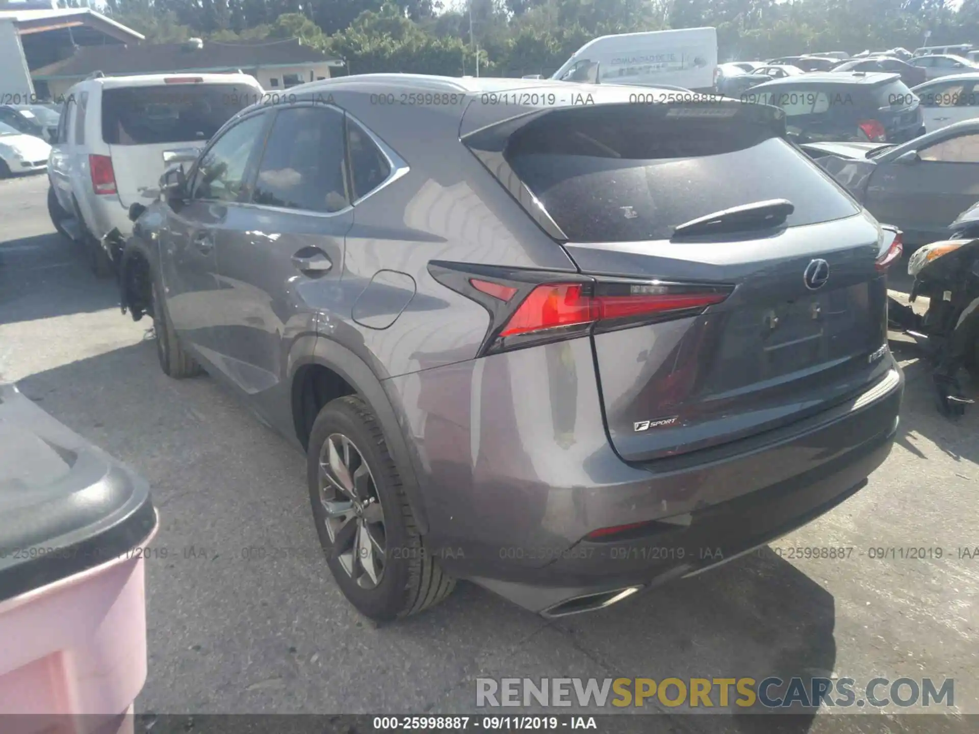 3 Photograph of a damaged car JTJYARBZ6K2148979 LEXUS NX 2019