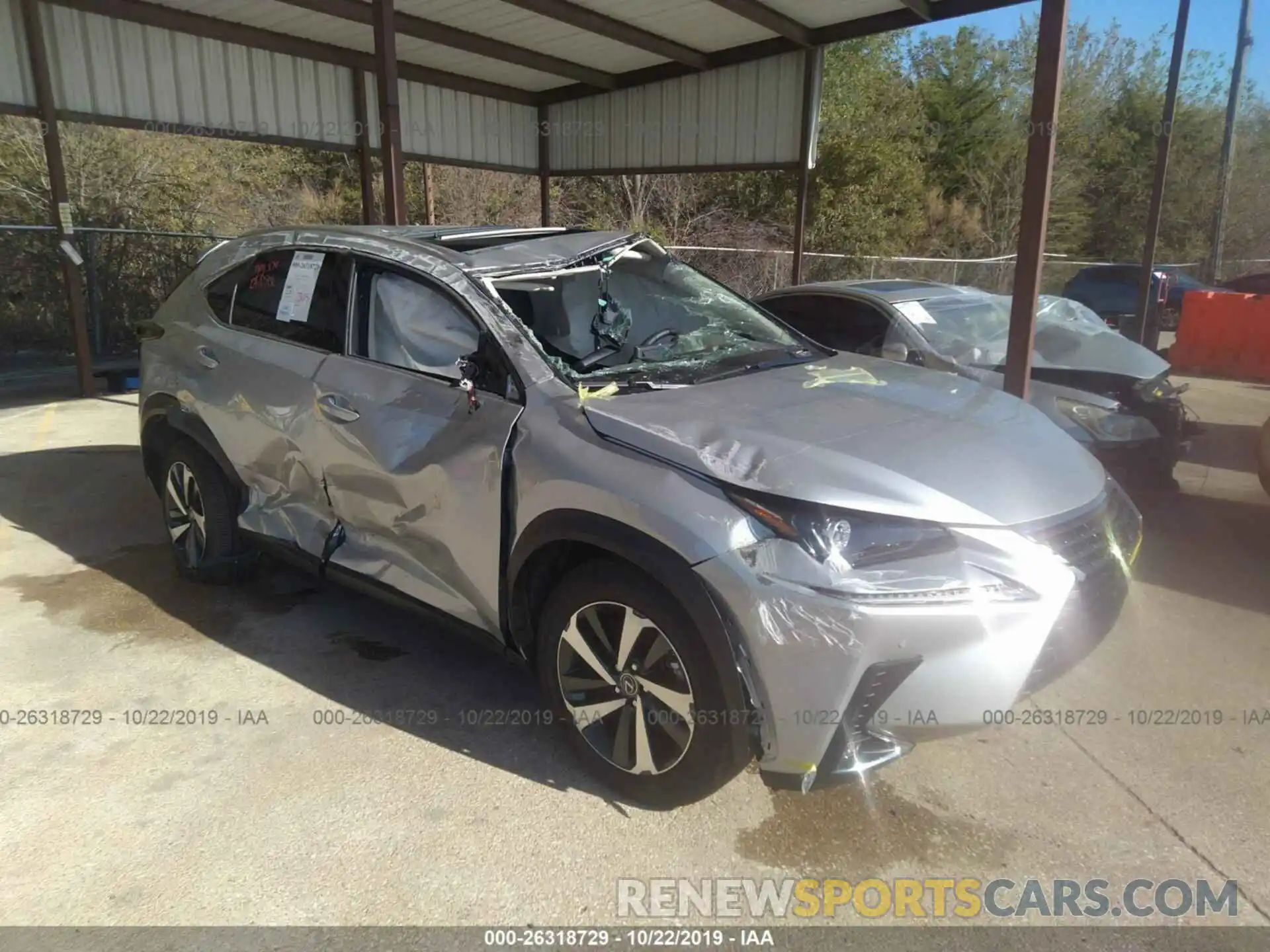 1 Photograph of a damaged car JTJYARBZ6K2150277 LEXUS NX 2019